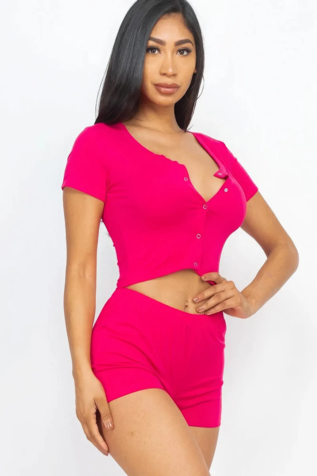 Comfy Crop Tank Top and Shorts Set