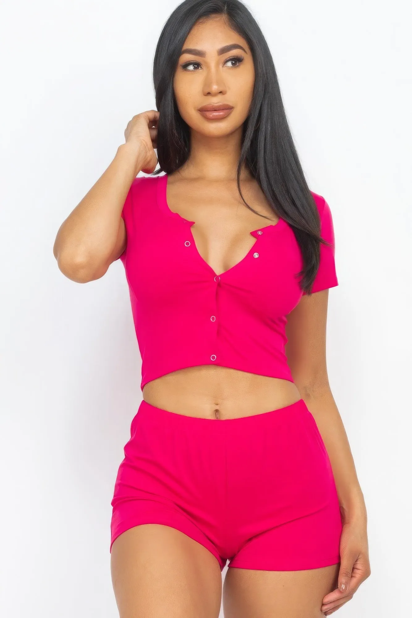 Comfy Crop Tank Top and Shorts Set