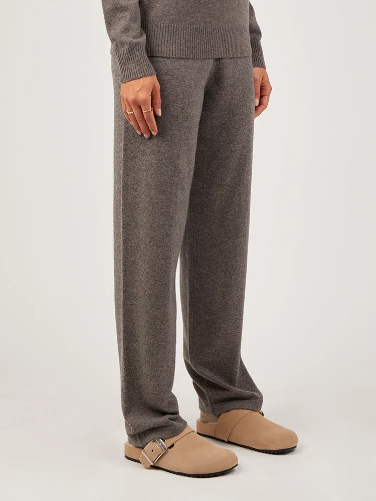 Core Standard 100% Cashmere Straight Leg Joggers