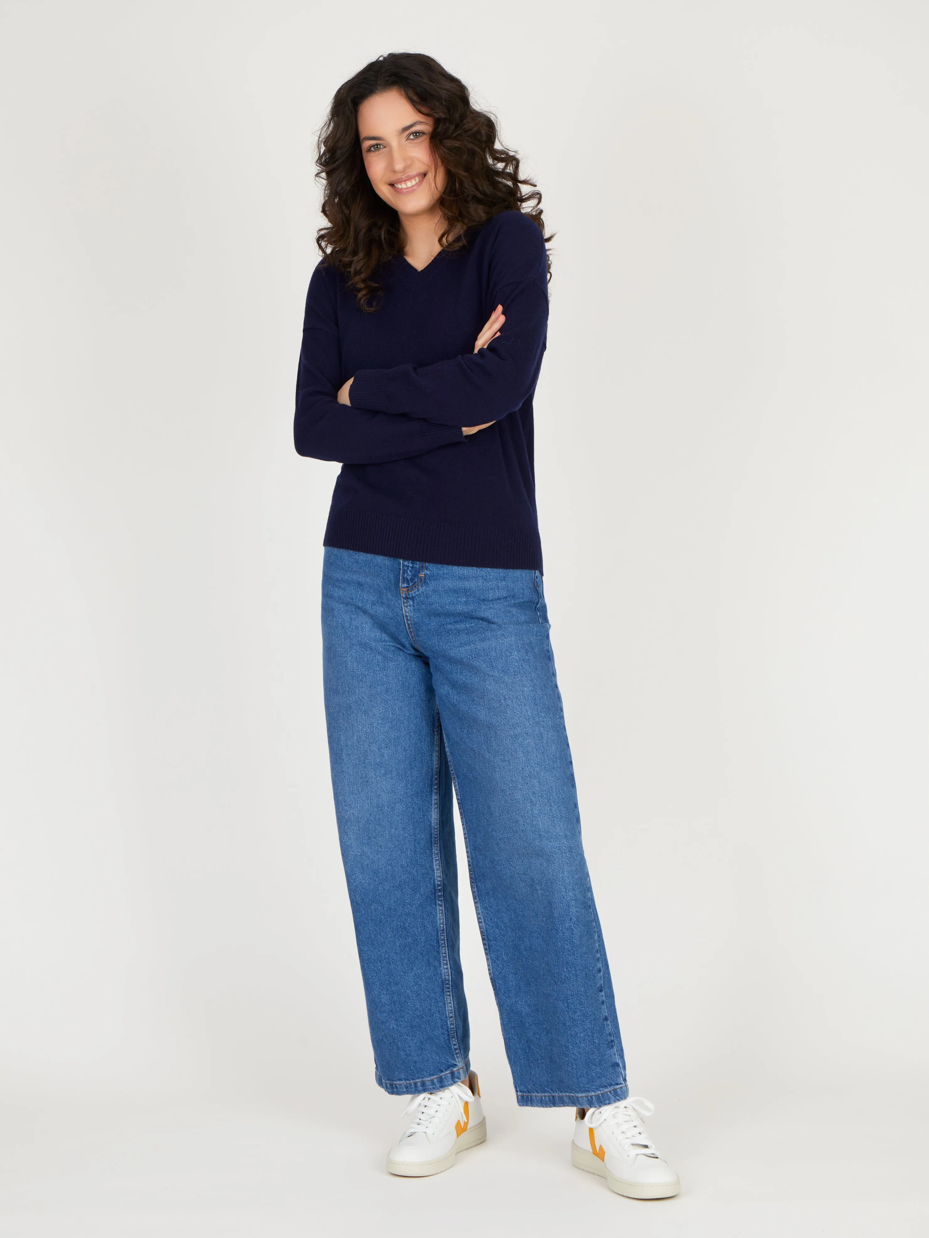 Core Standard 100% Cashmere V Neck Jumper