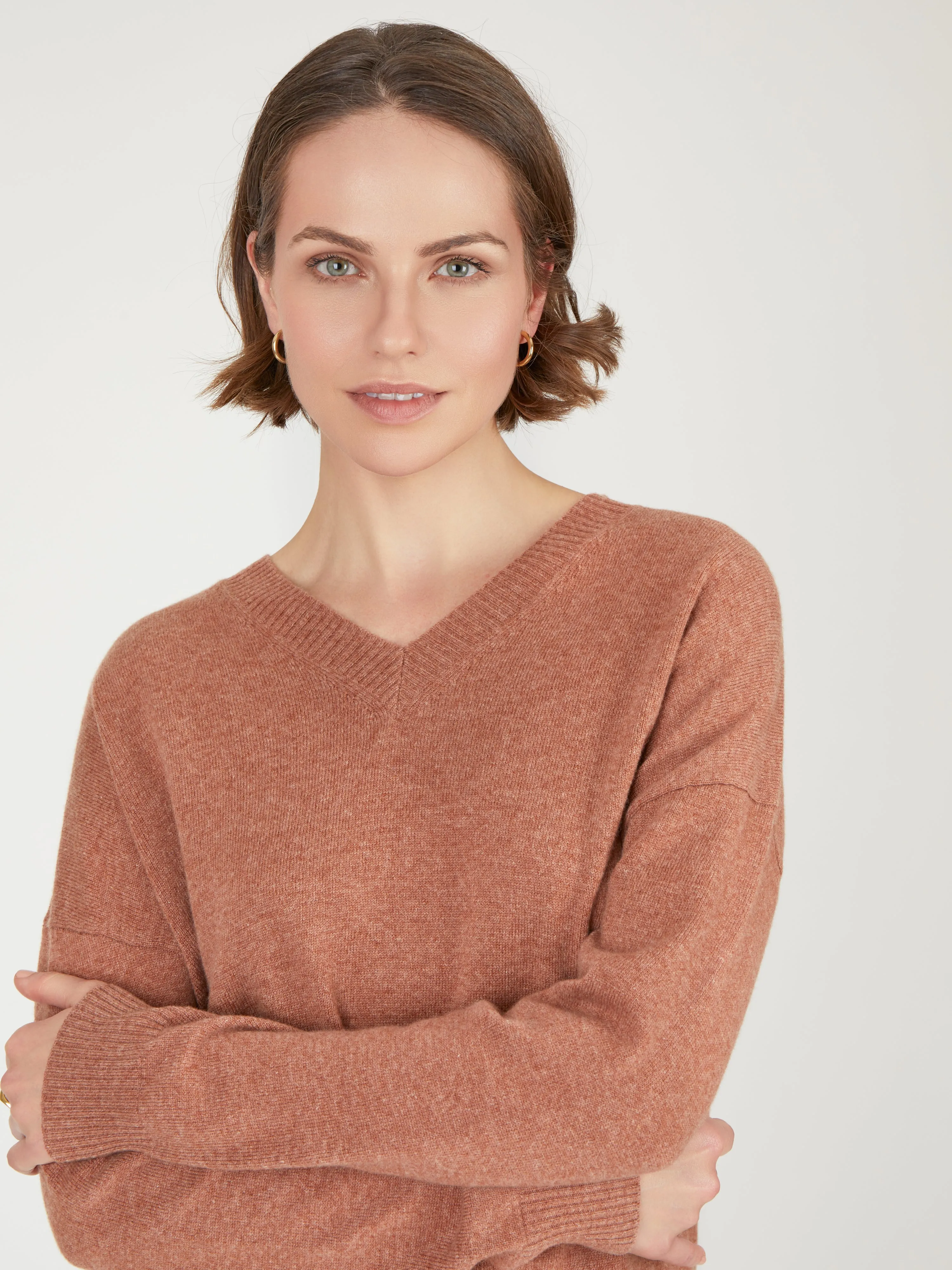 Core Standard 100% Cashmere V Neck Jumper