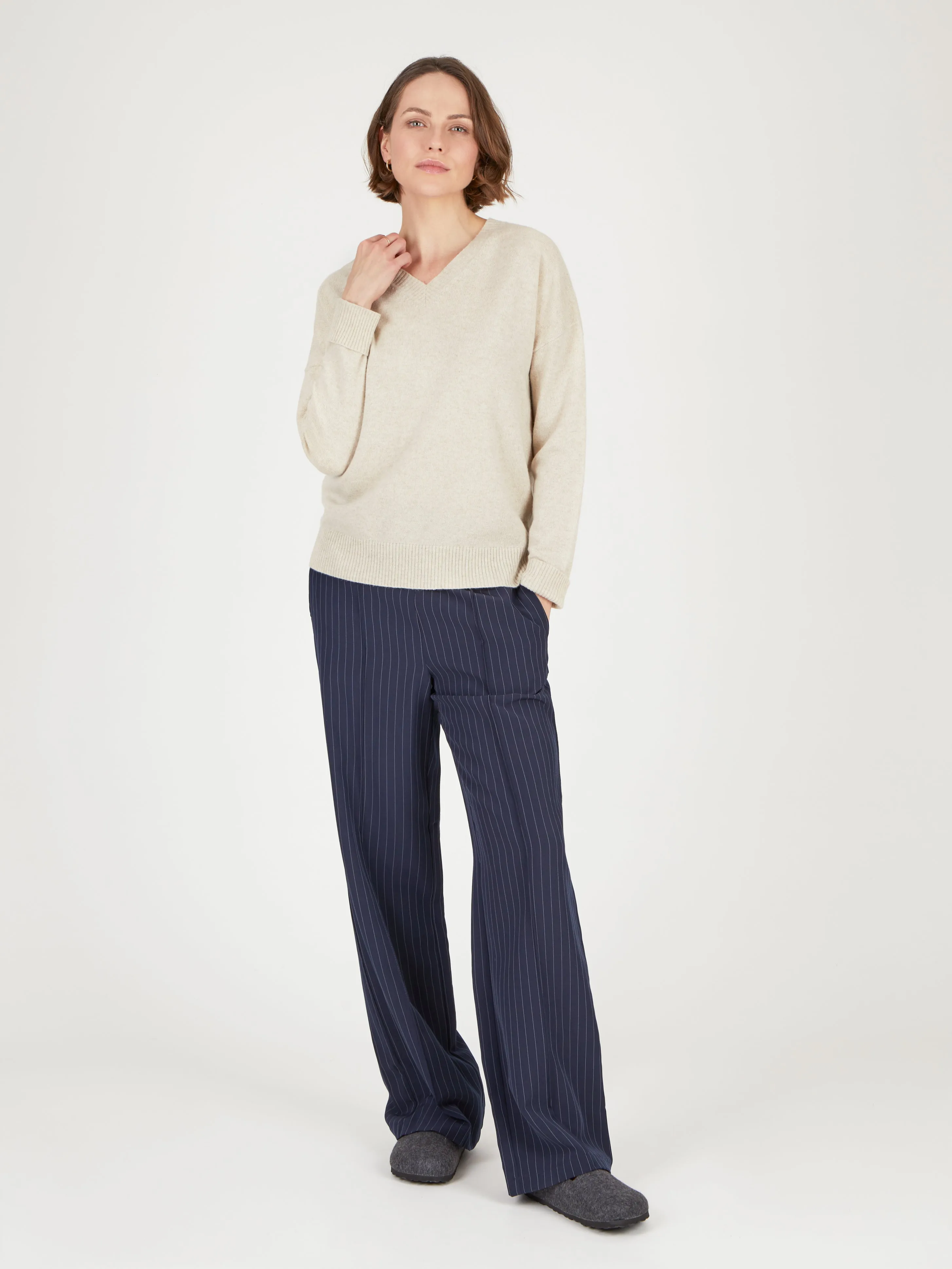 Core Standard 100% Cashmere V Neck Jumper
