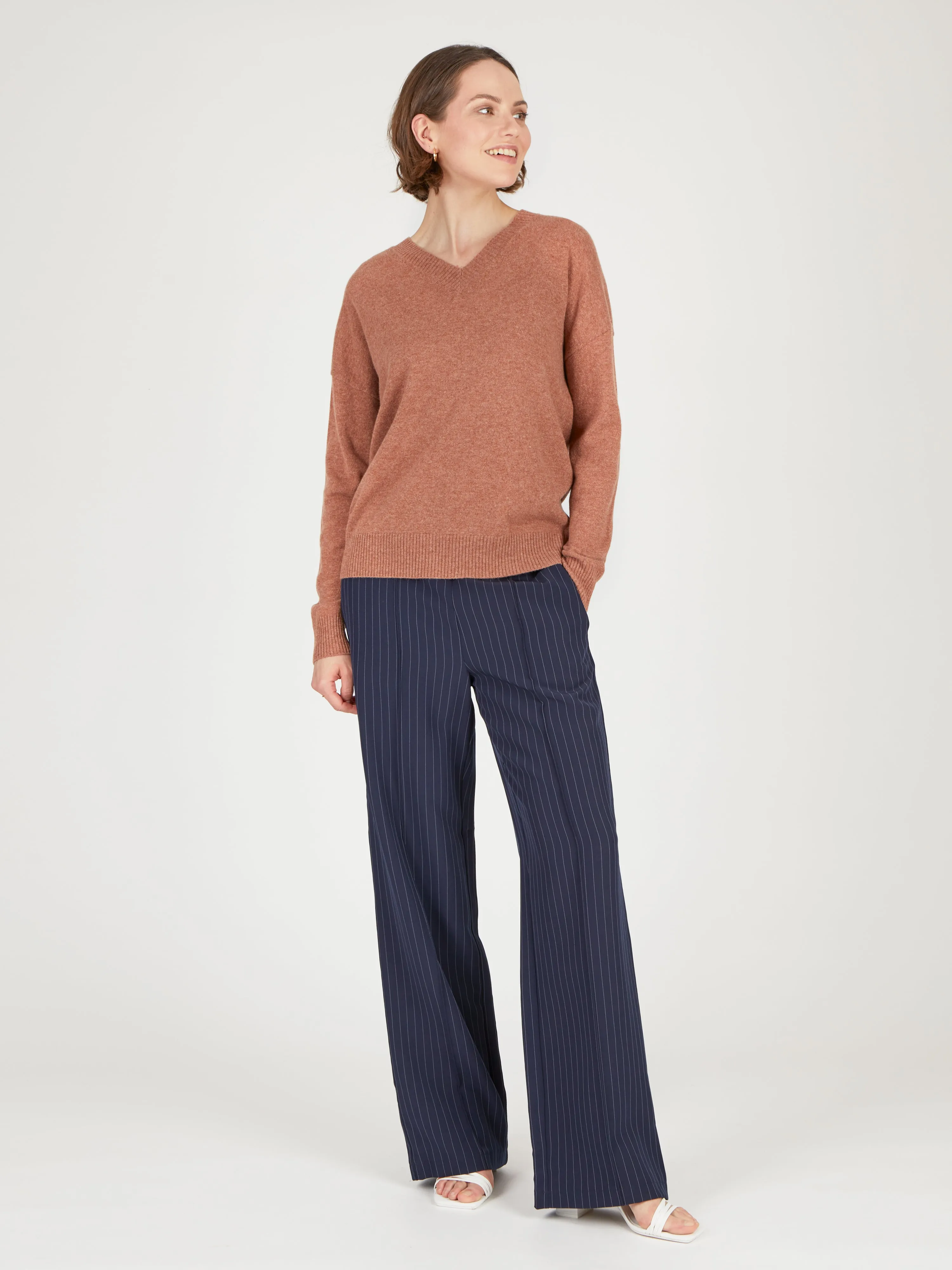 Core Standard 100% Cashmere V Neck Jumper