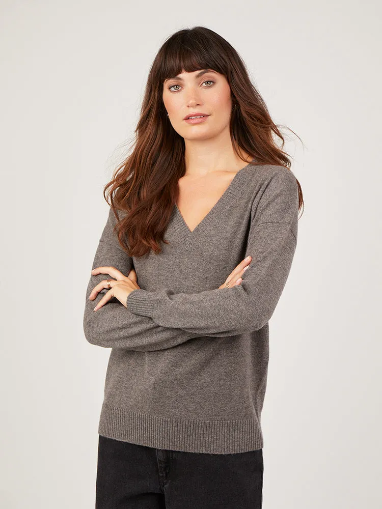 Core Standard 100% Cashmere V Neck Jumper