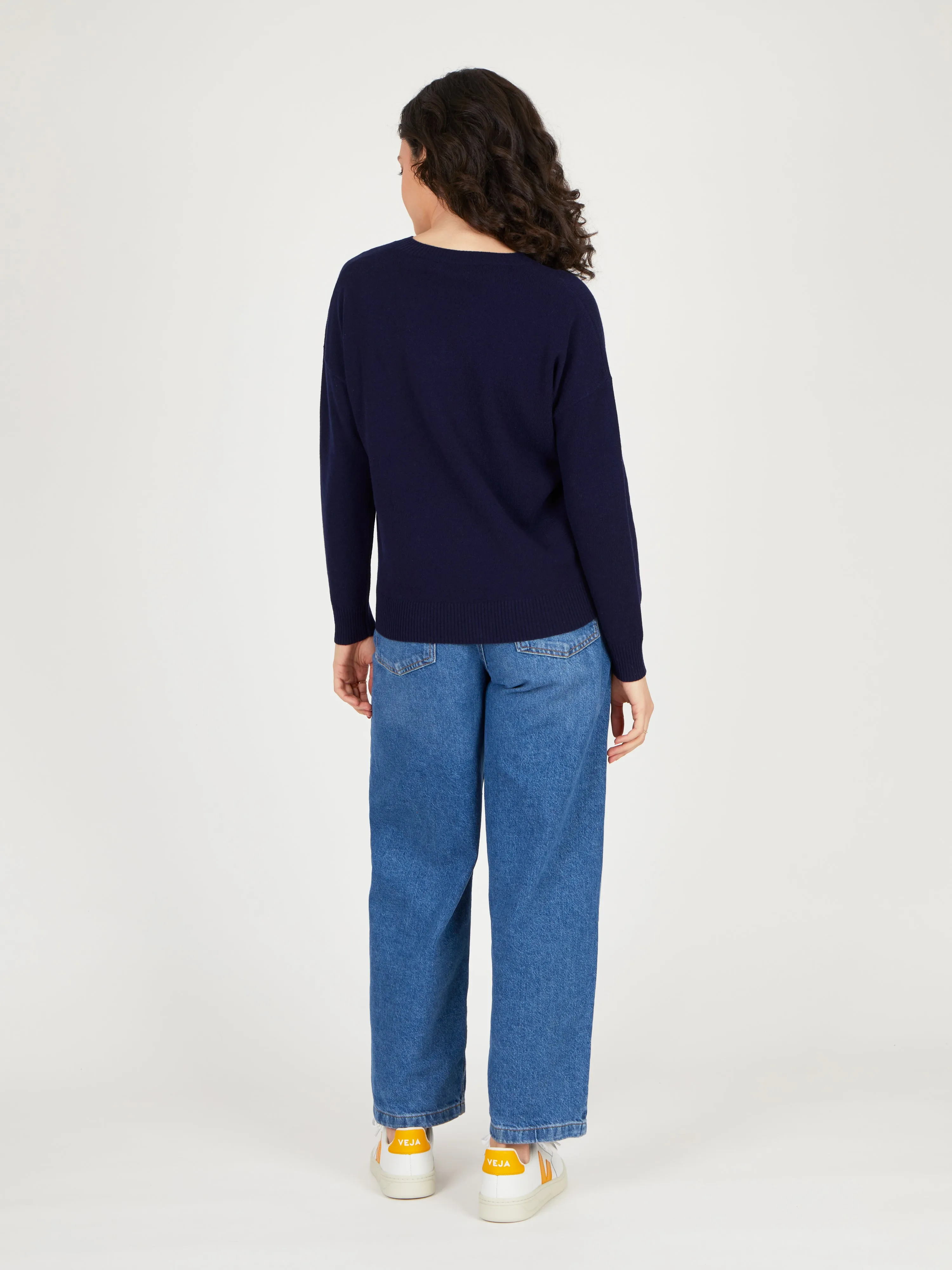 Core Standard 100% Cashmere V Neck Jumper