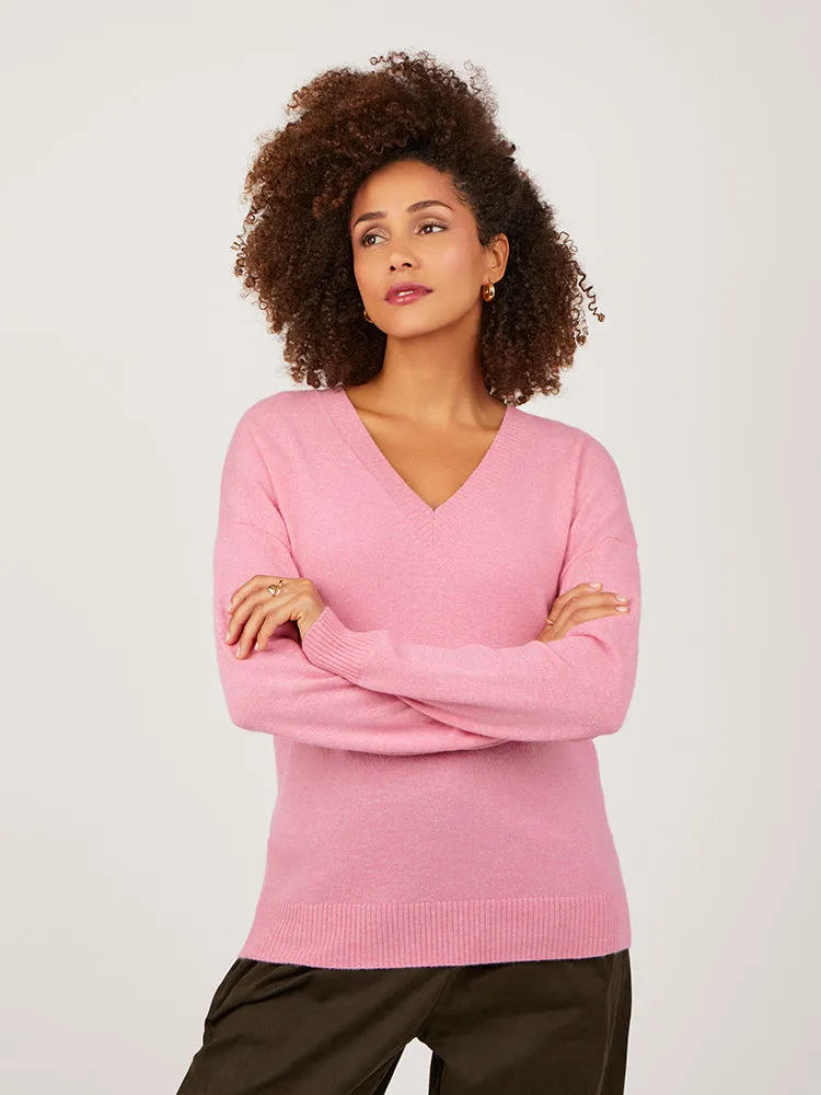 Core Standard 100% Cashmere V Neck Jumper