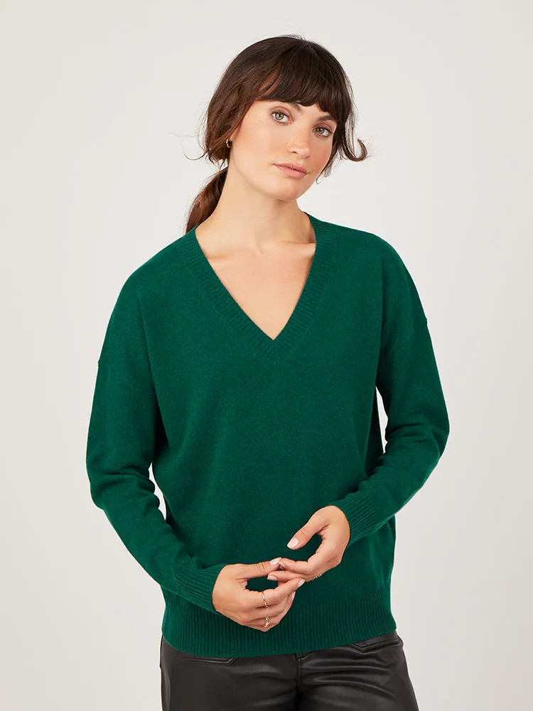 Core Standard 100% Cashmere V Neck Jumper