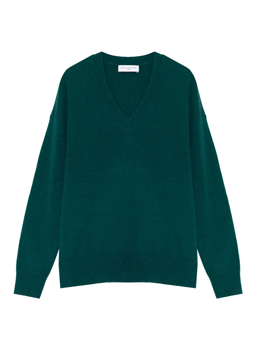 Core Standard 100% Cashmere V Neck Jumper