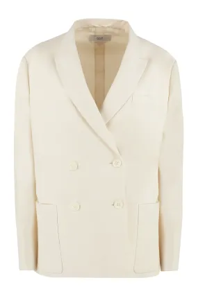 COTTON DOUBLE-BREASTED BLAZER