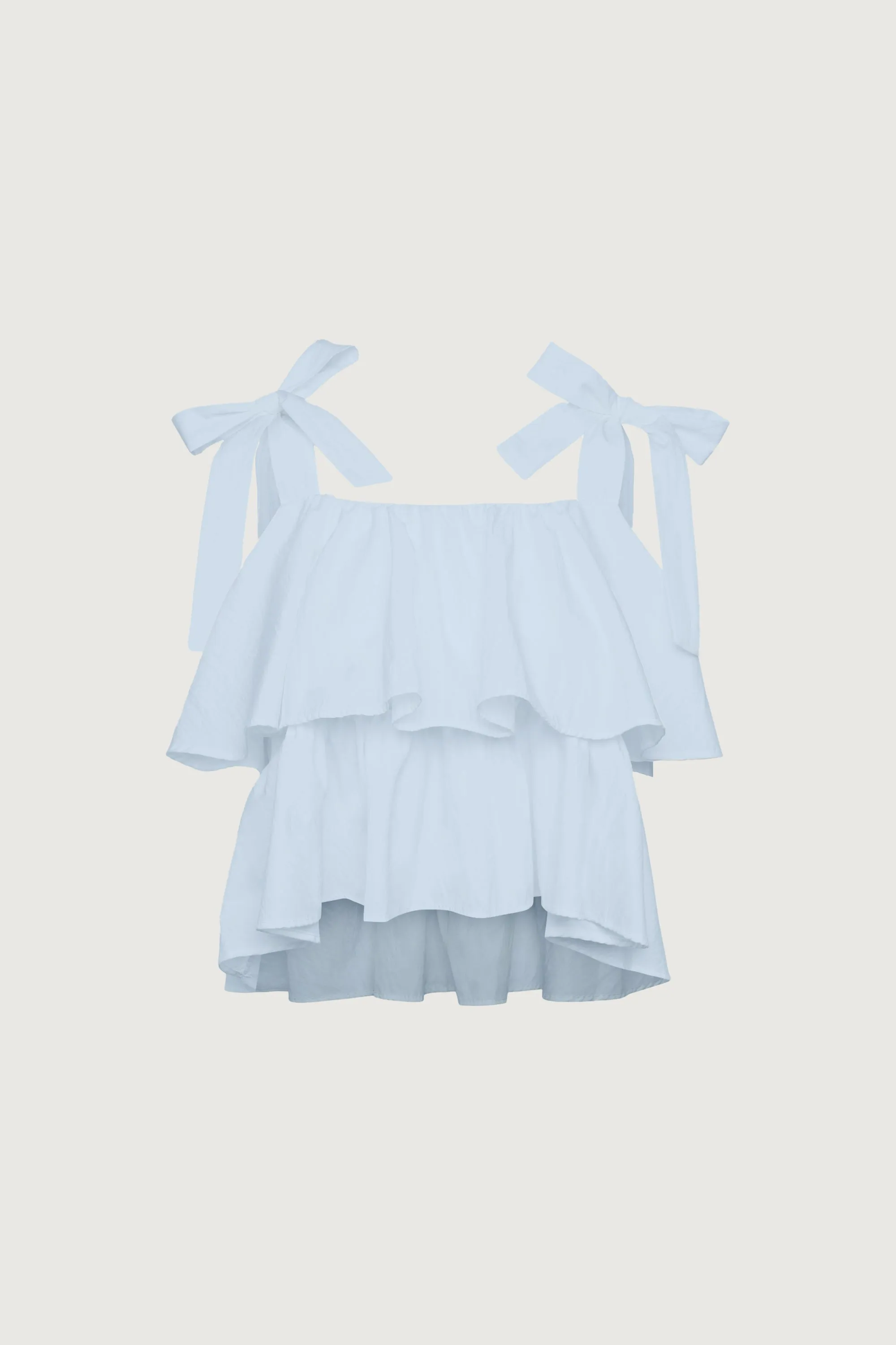 CROPPED RUFFLE TOP