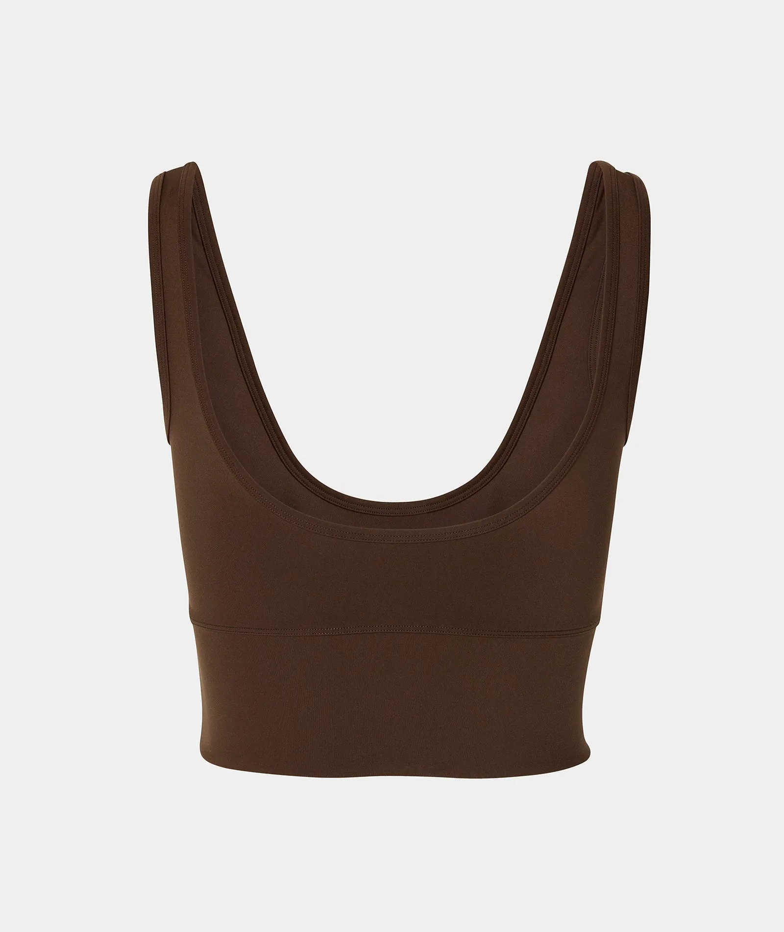 CROPPED TANK - CHOC