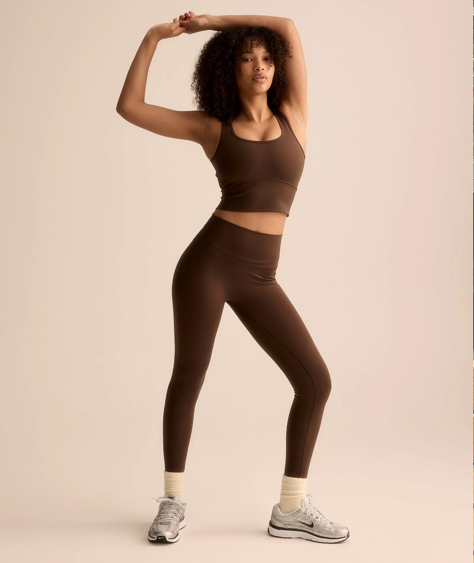 CROPPED TANK - CHOC