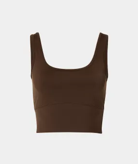CROPPED TANK - CHOC
