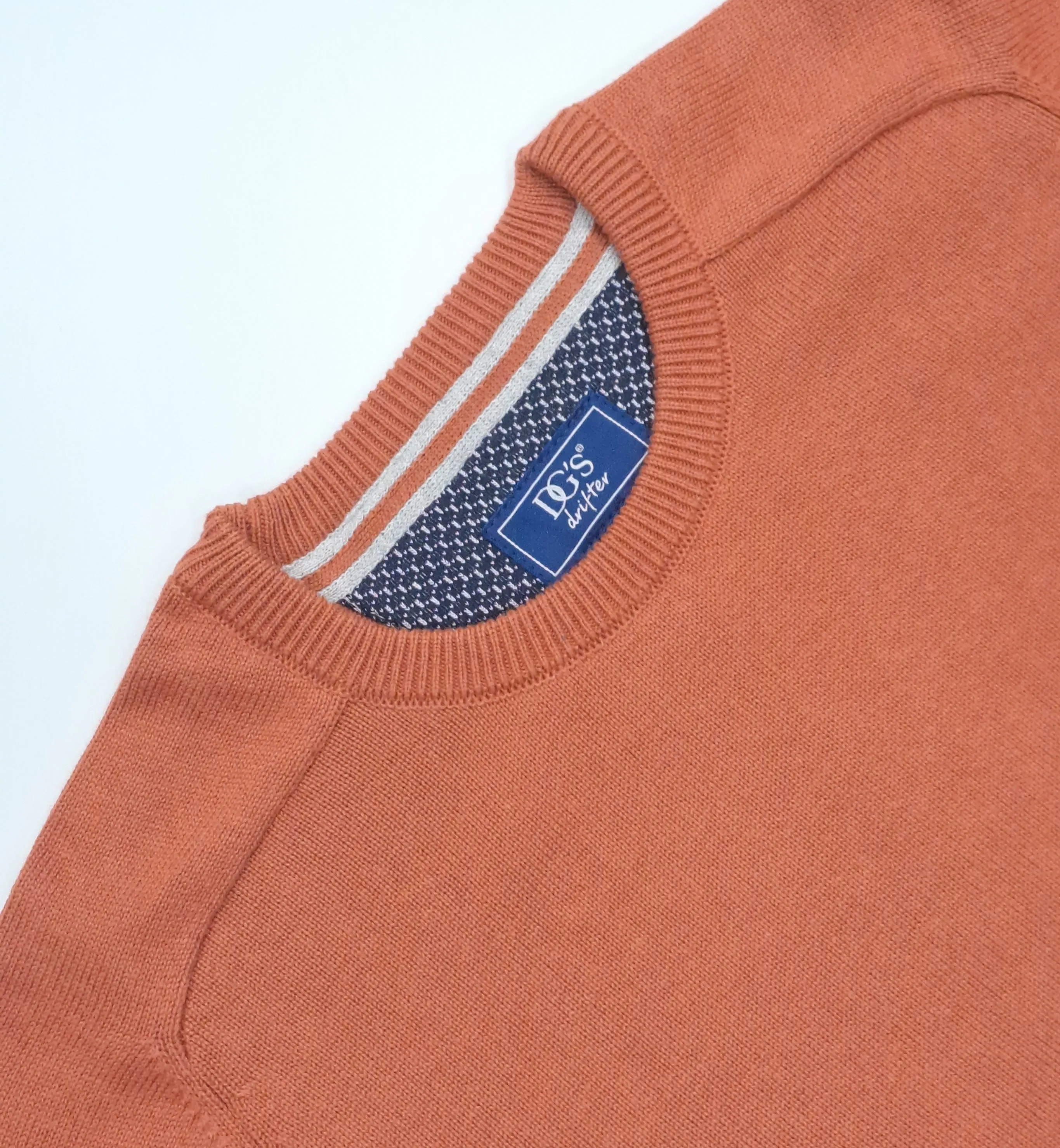 Daniel Grahame Crew Neck Sweater 56 - Terracotta