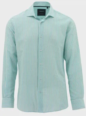 Daniel Hechter L/S Stripe Shirt - Green