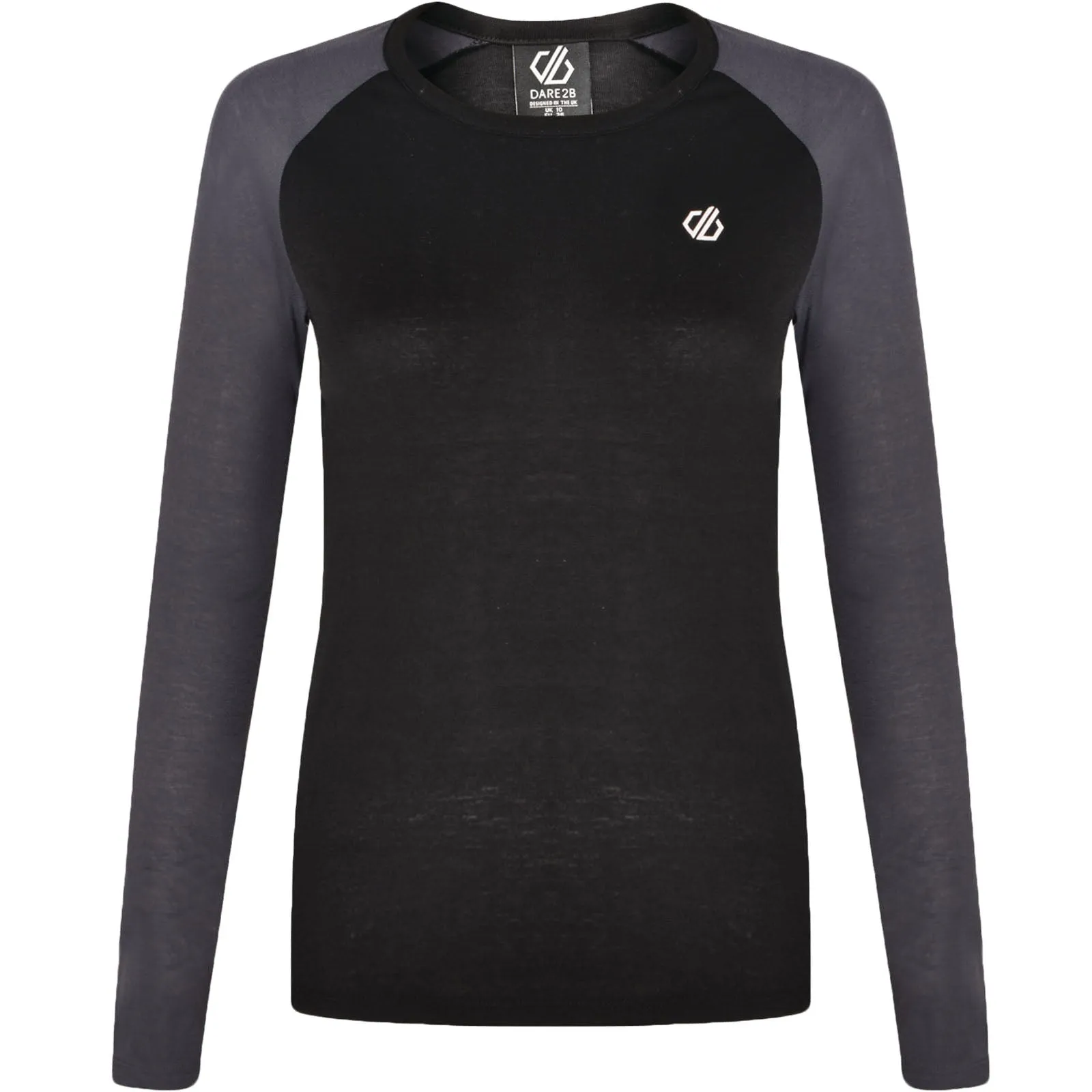 Dare 2b Womens Exchange II Thermal Long Sleeve Baselayer - Black Ebony