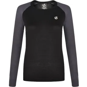 Dare 2b Womens Exchange II Thermal Long Sleeve Baselayer - Black Ebony