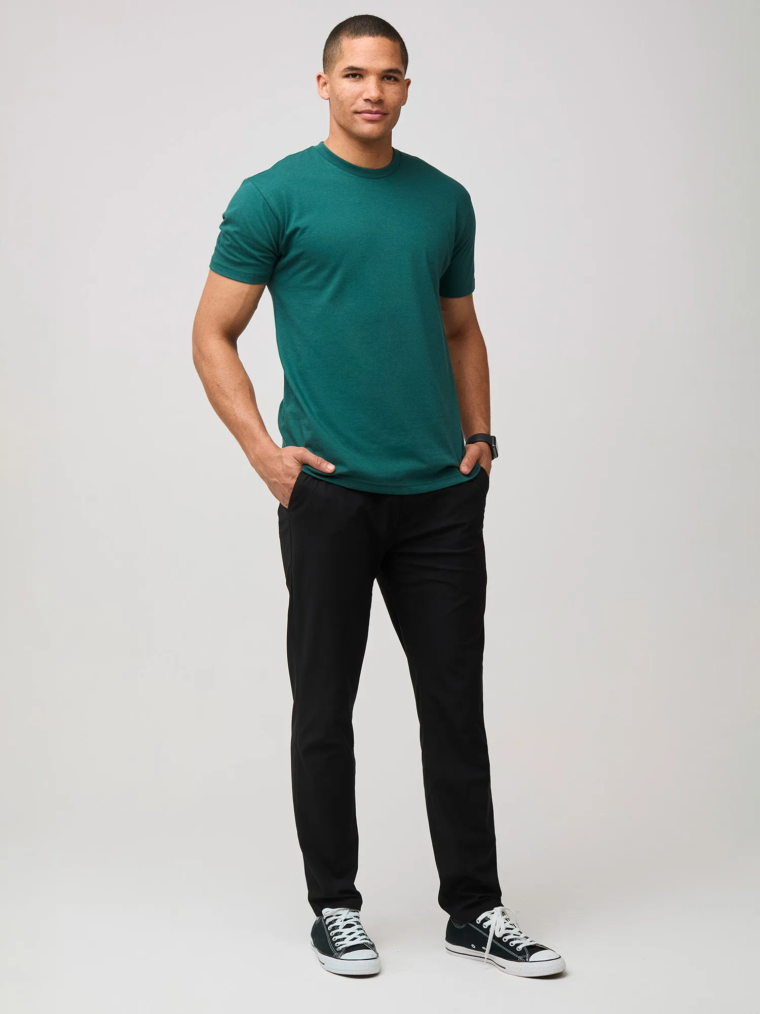 Dark Emerald Crew Neck