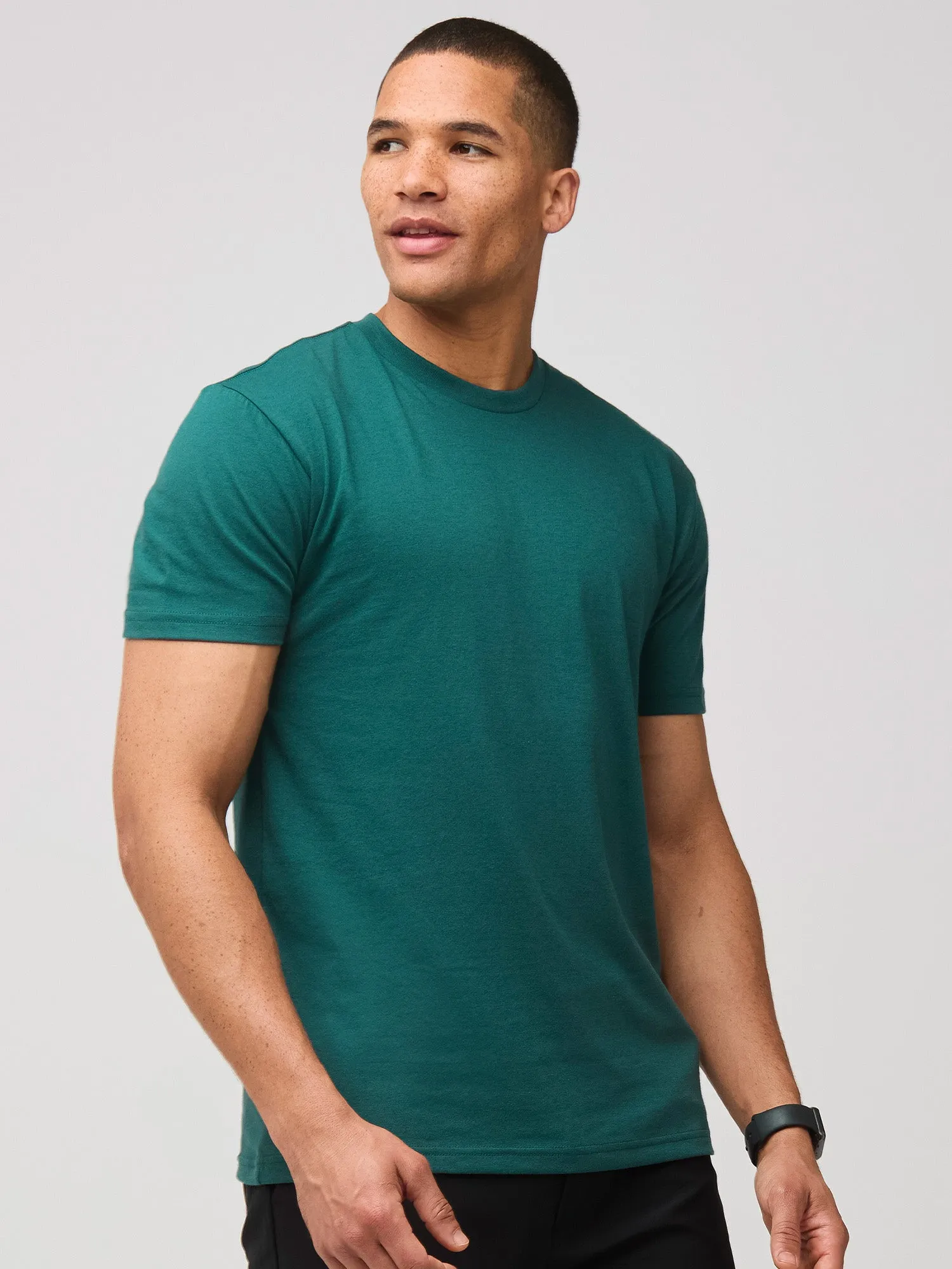 Dark Emerald Crew Neck