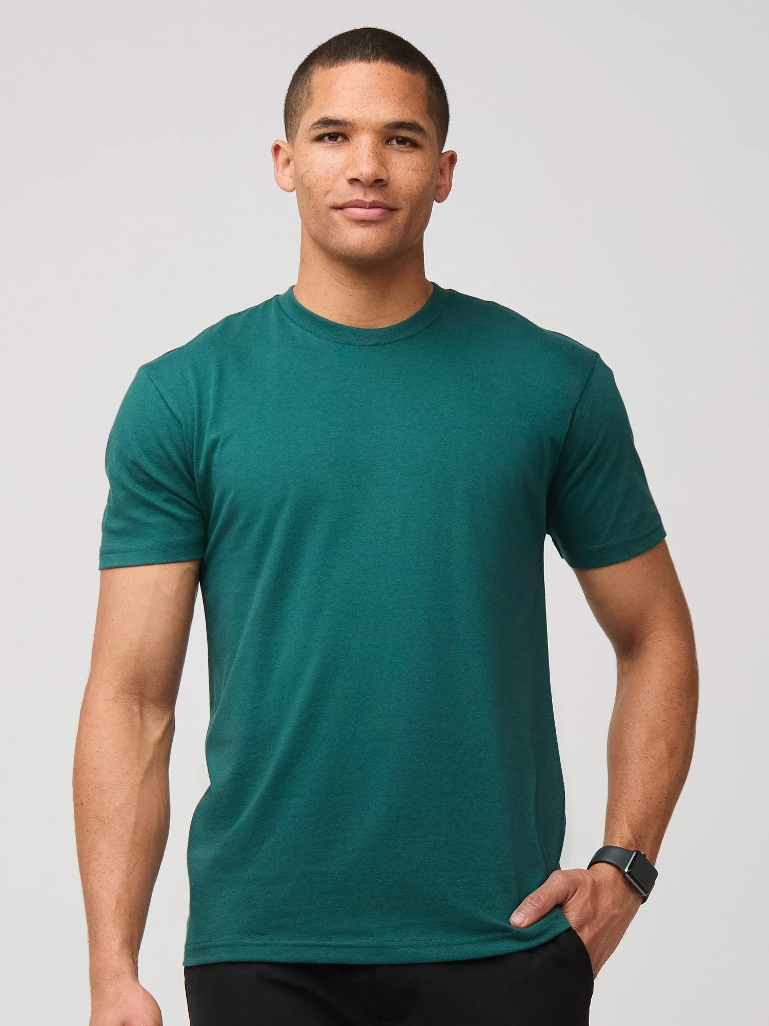 Dark Emerald Crew Neck