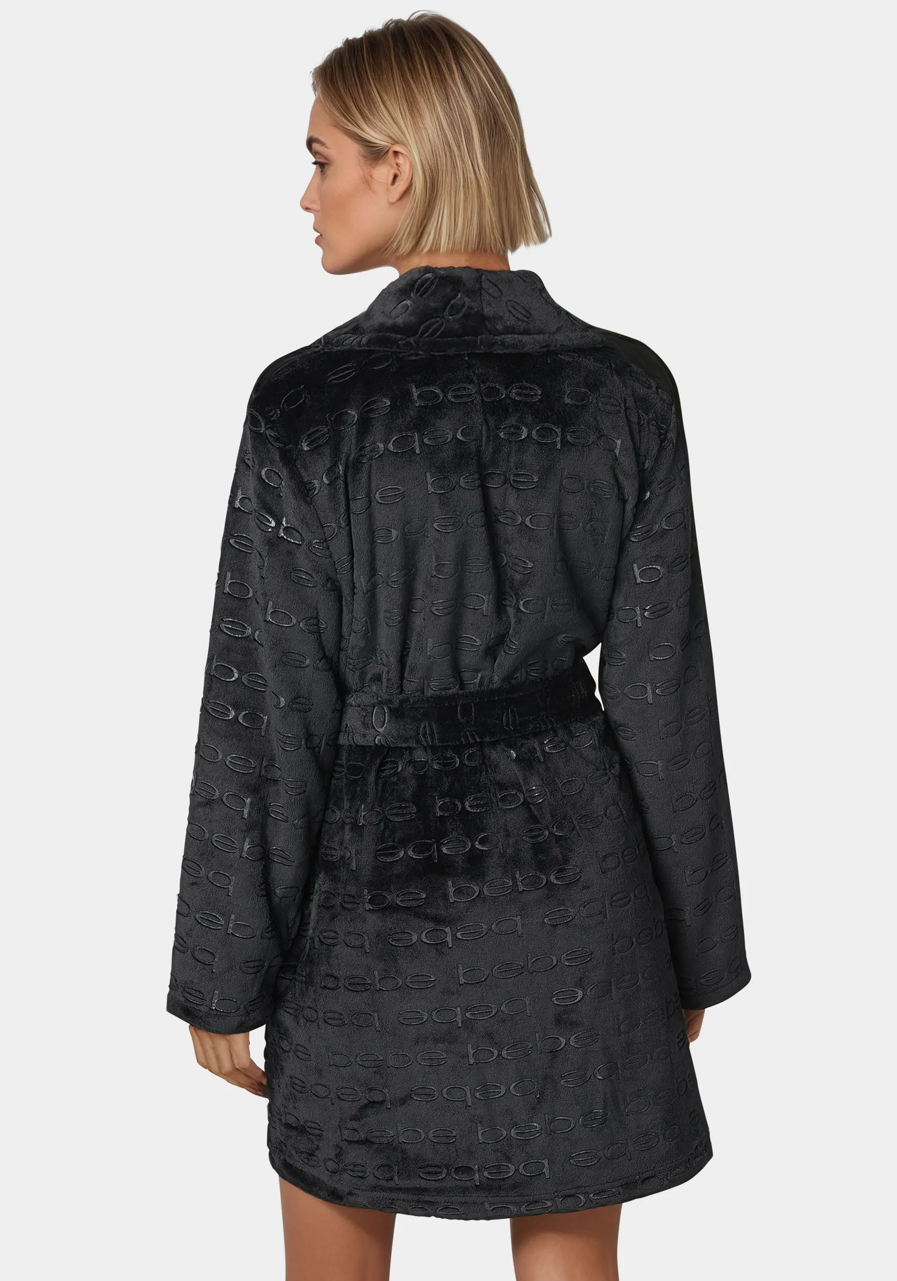 Debossed Plush Robe