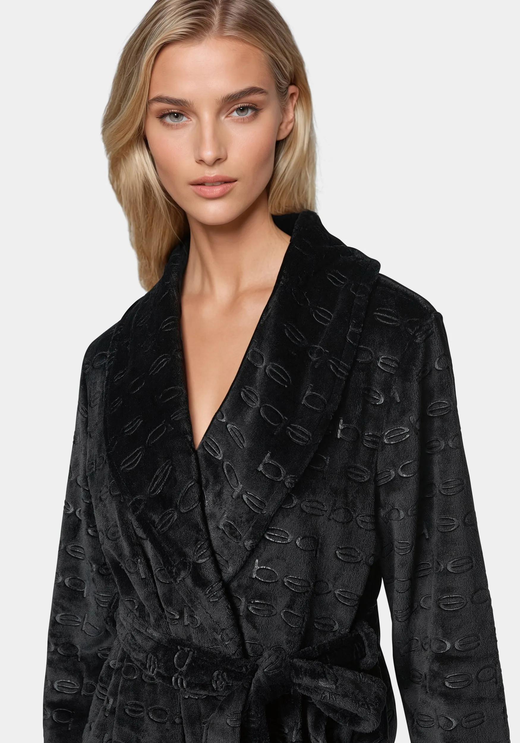 Debossed Plush Robe