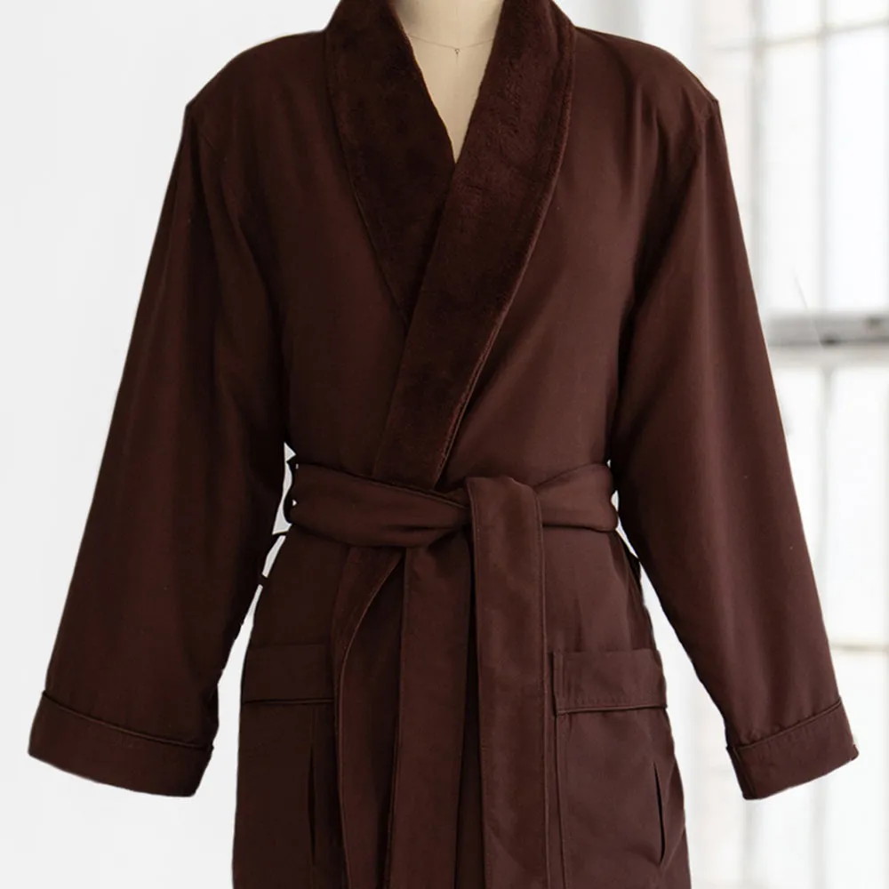 Deluxe Plush Spa Robe - Espresso