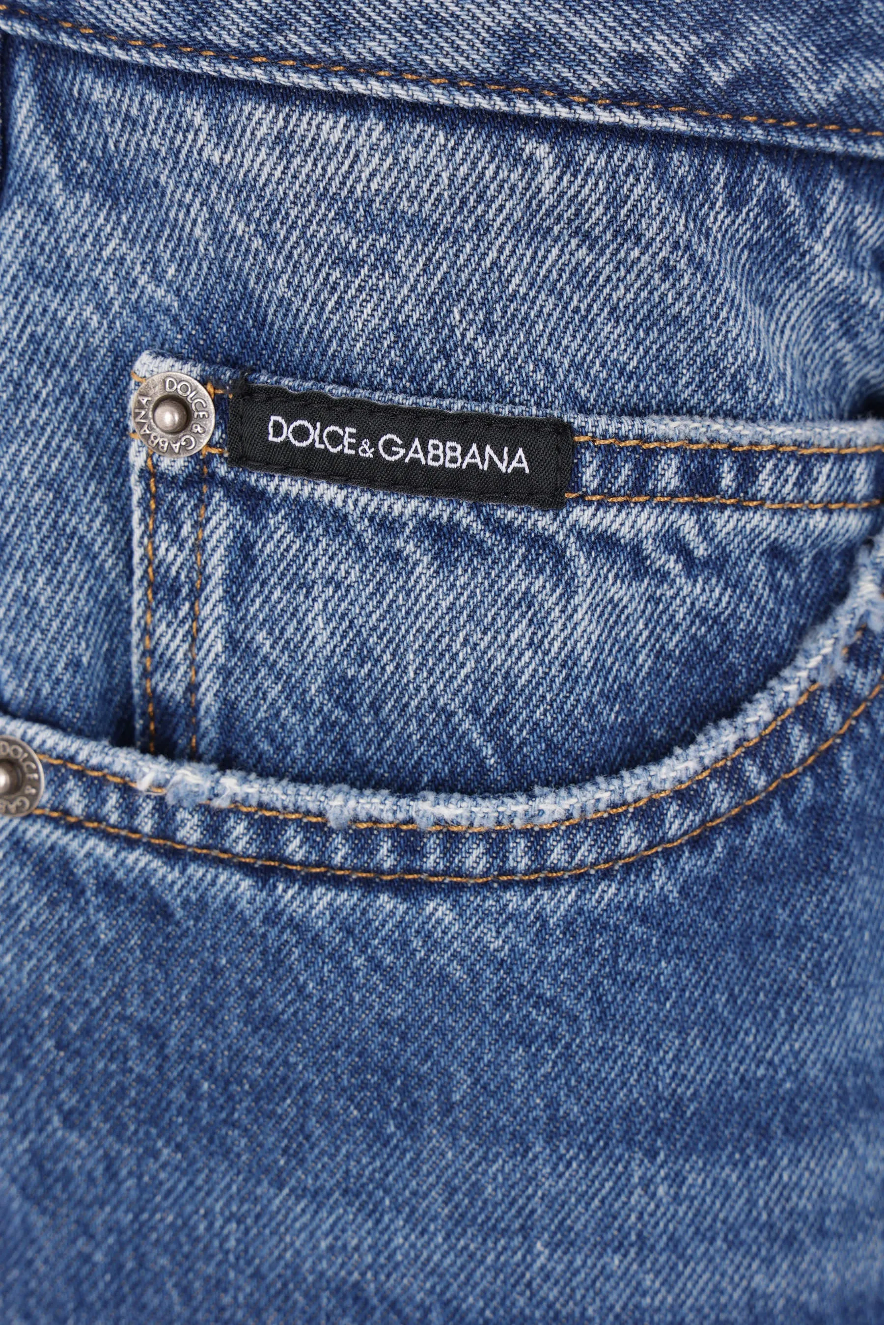 DG Embroidered Denim Jeans