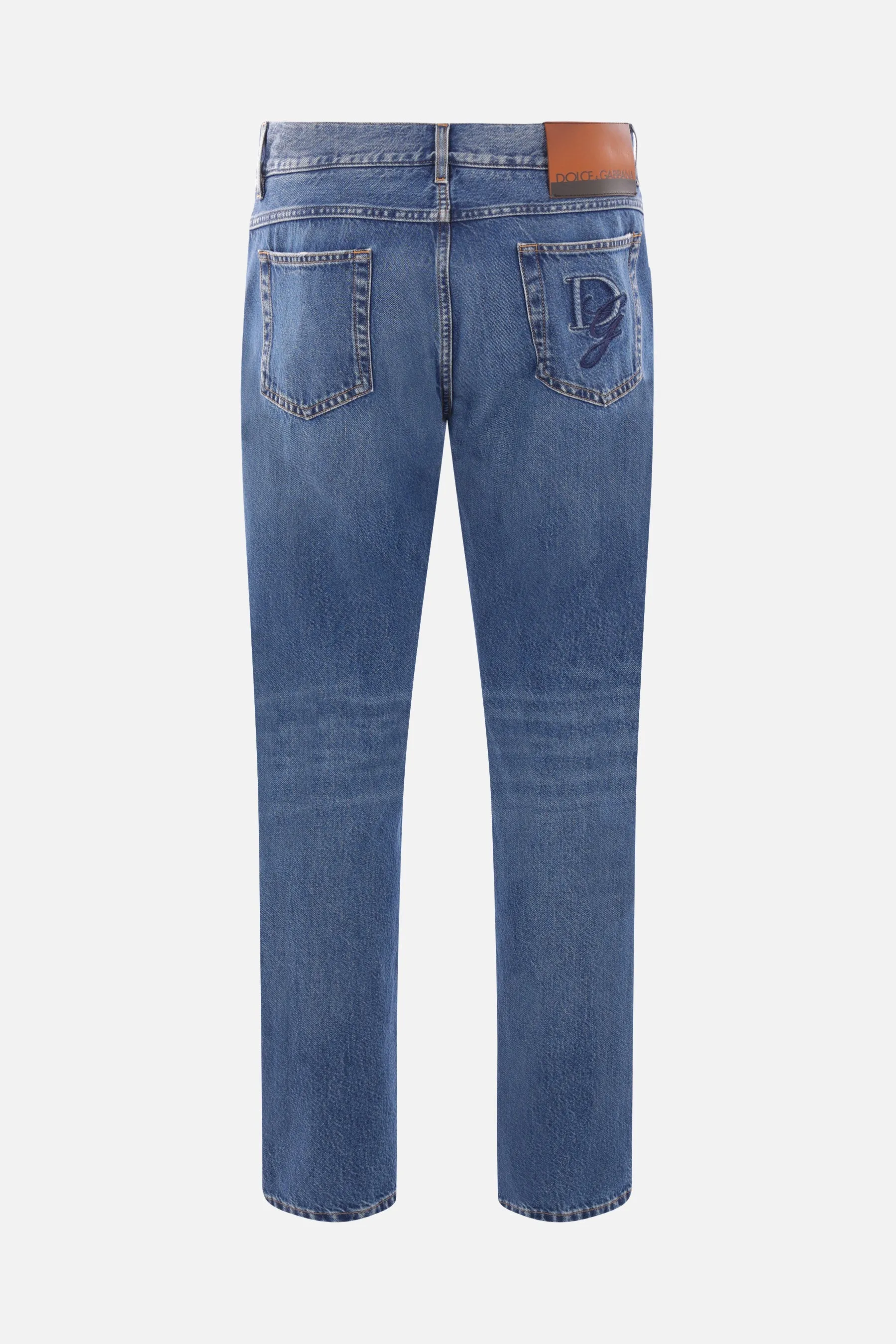 DG Embroidered Denim Jeans