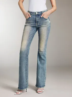 Distressed Flared Jeans