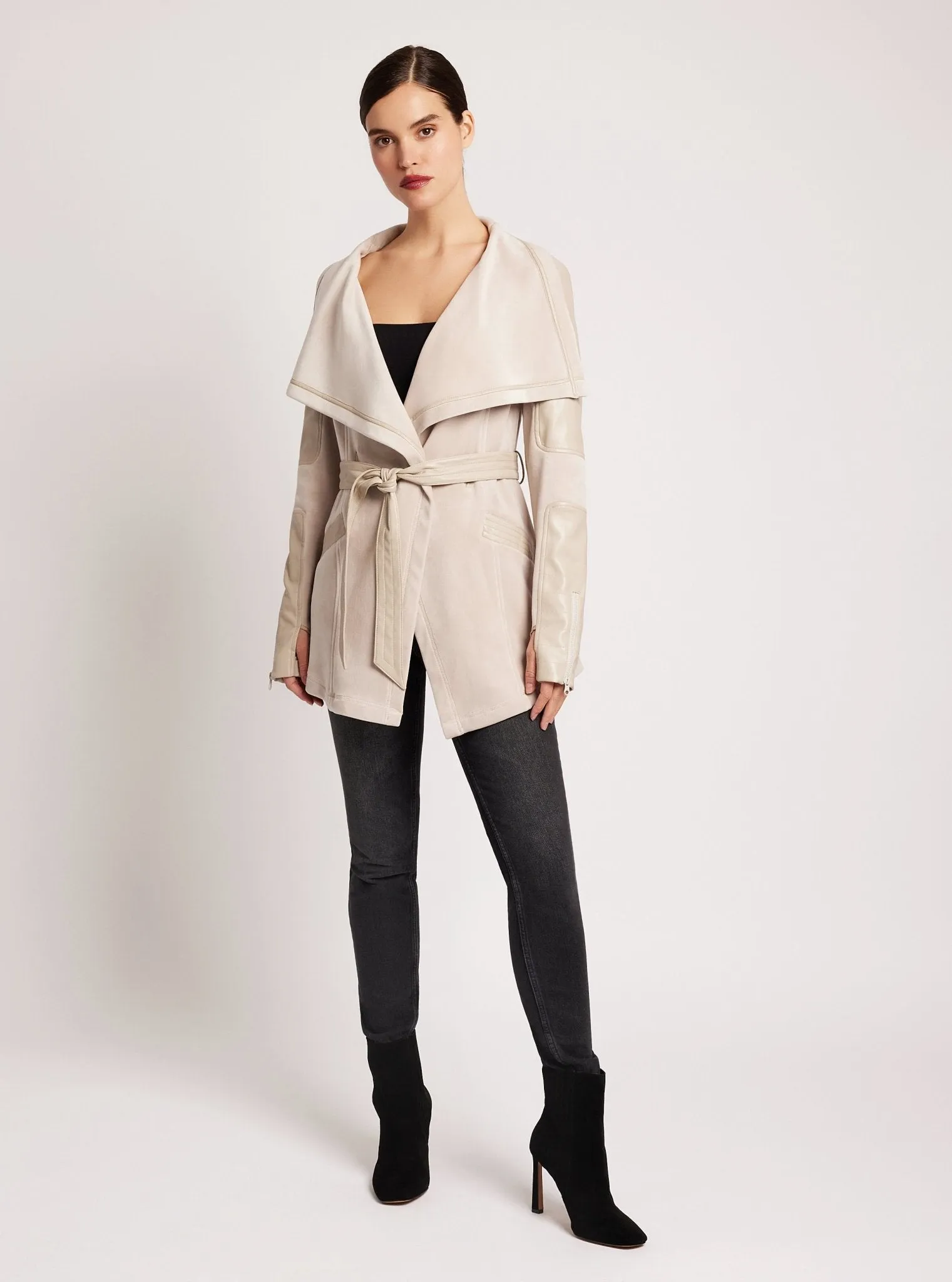 Drape Velour Jacket