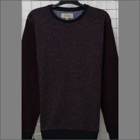 Drifter Wine Pattern Crew Neck^