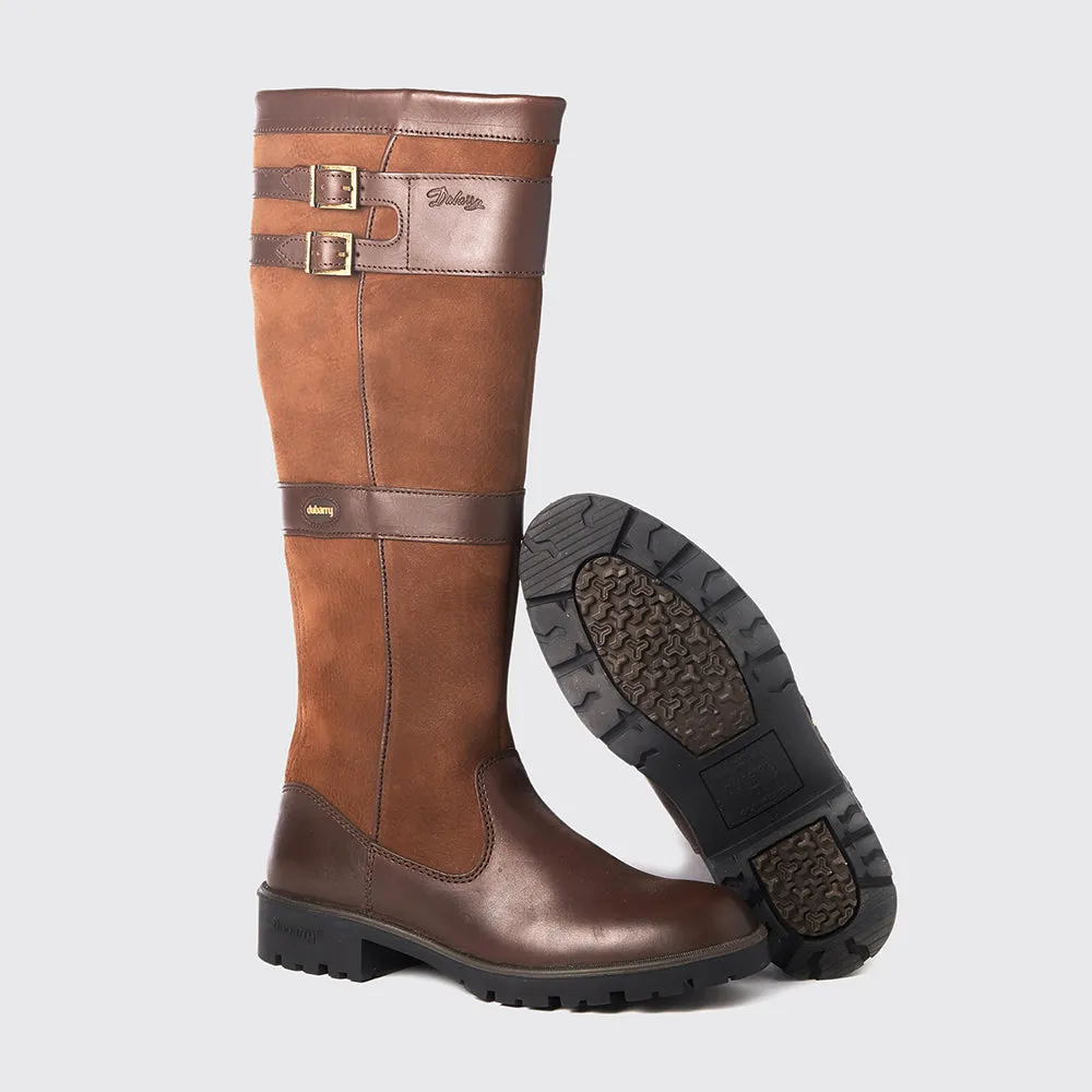 Dubarry Women's Longford Leather Boot in Walnut