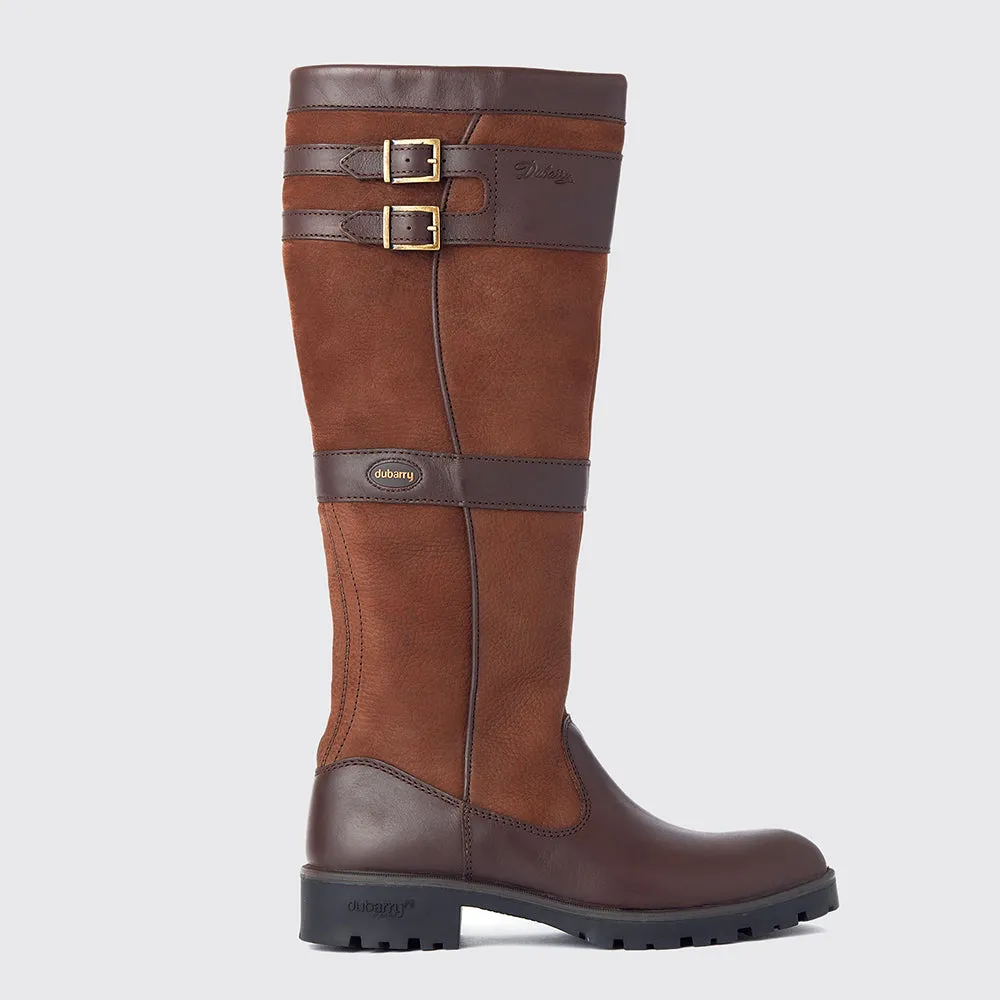 Dubarry Women's Longford Leather Boot in Walnut