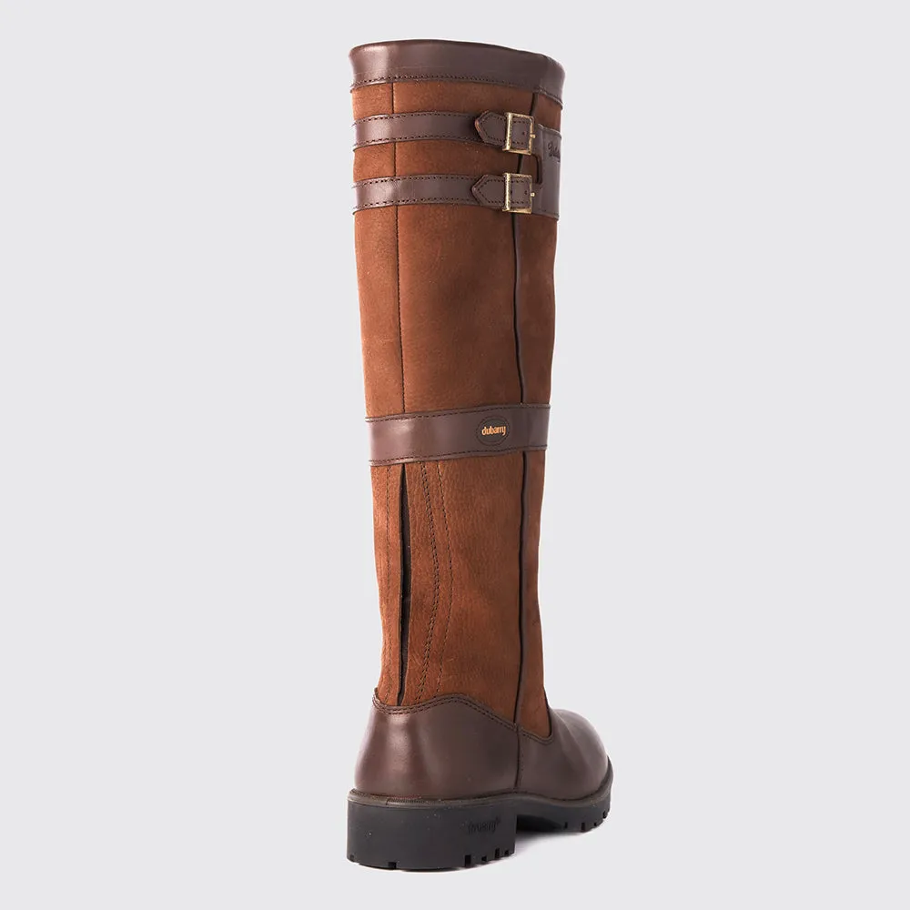Dubarry Women's Longford Leather Boot in Walnut