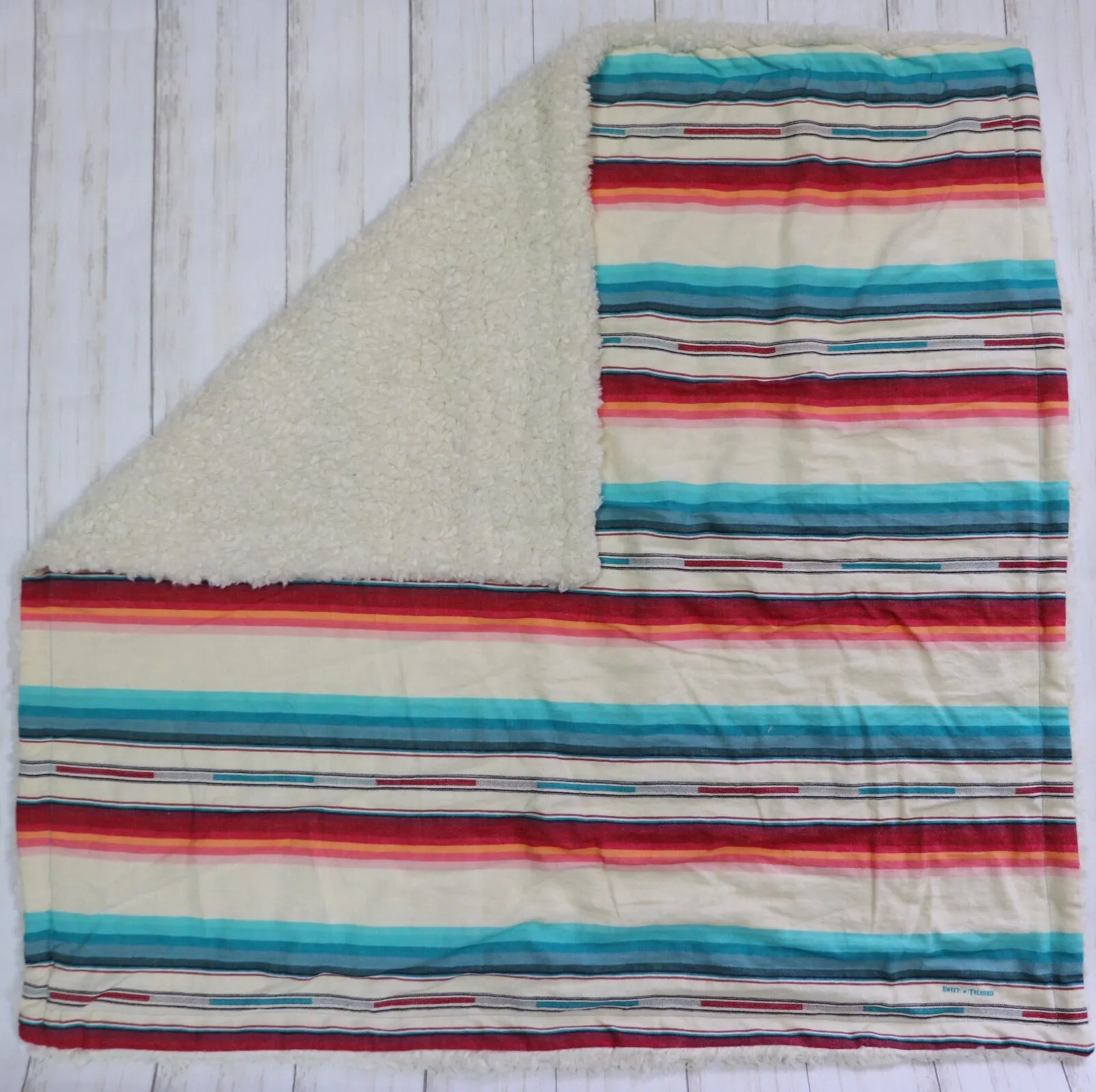 Dulce Serape Sherpa Blanket