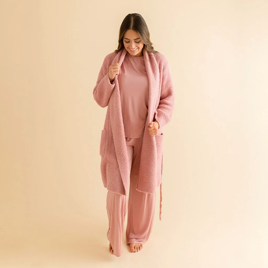 Dusty Rose Women's Cuddle Robe