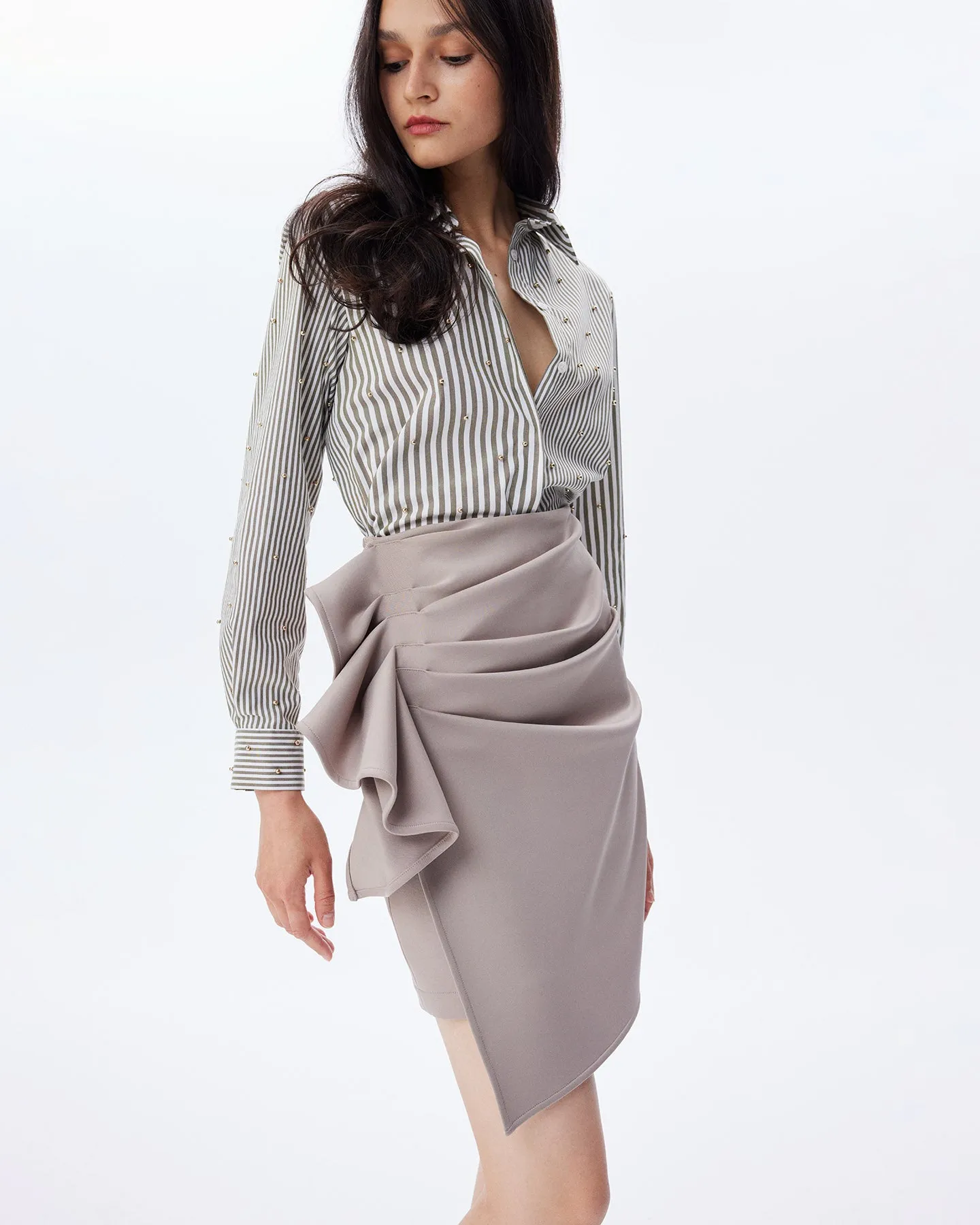 Echo Mix Stripe Pearly Shirt