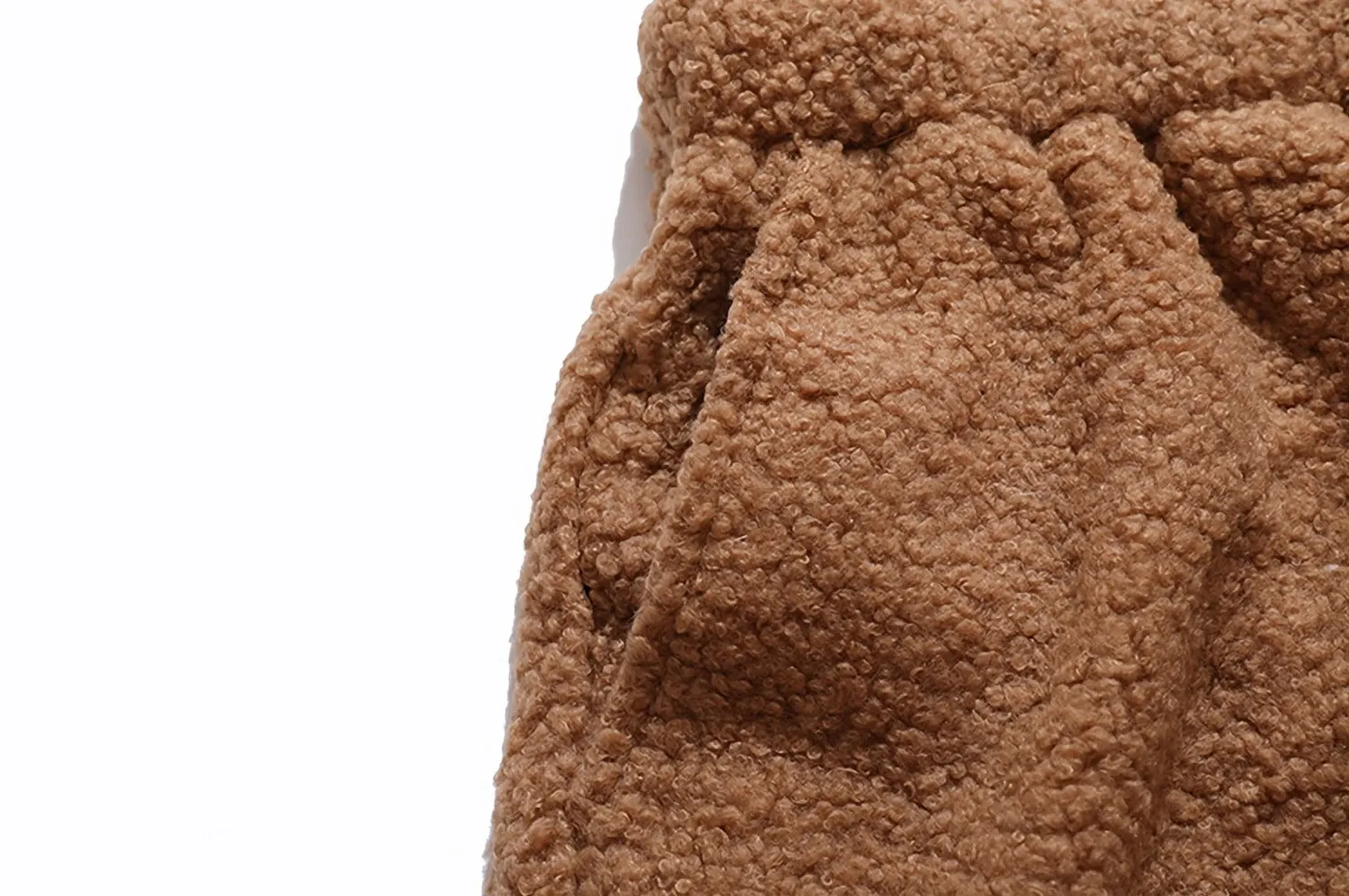 Editorial Department Embroidered Boucle Fleece Shorts