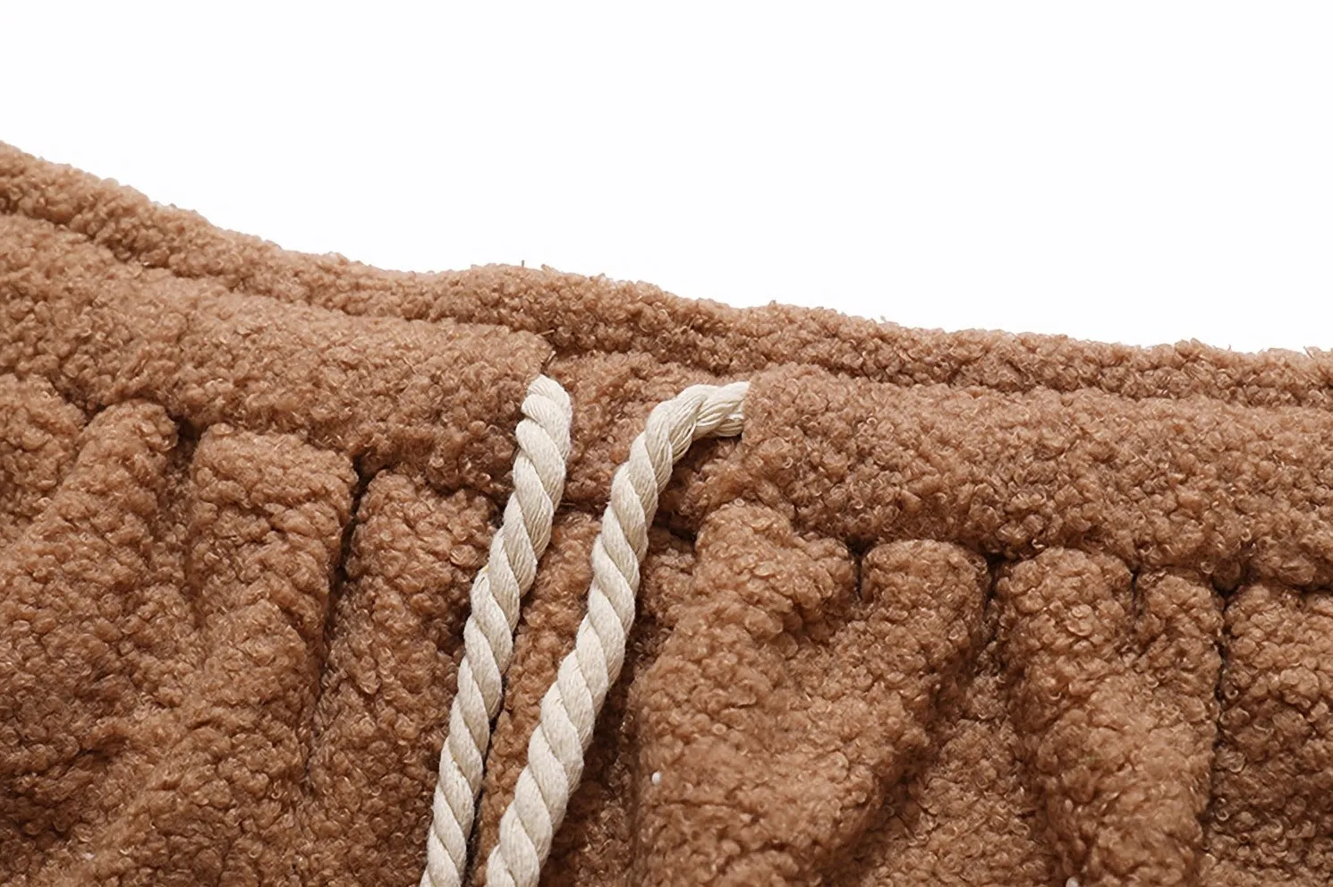 Editorial Department Embroidered Boucle Fleece Shorts