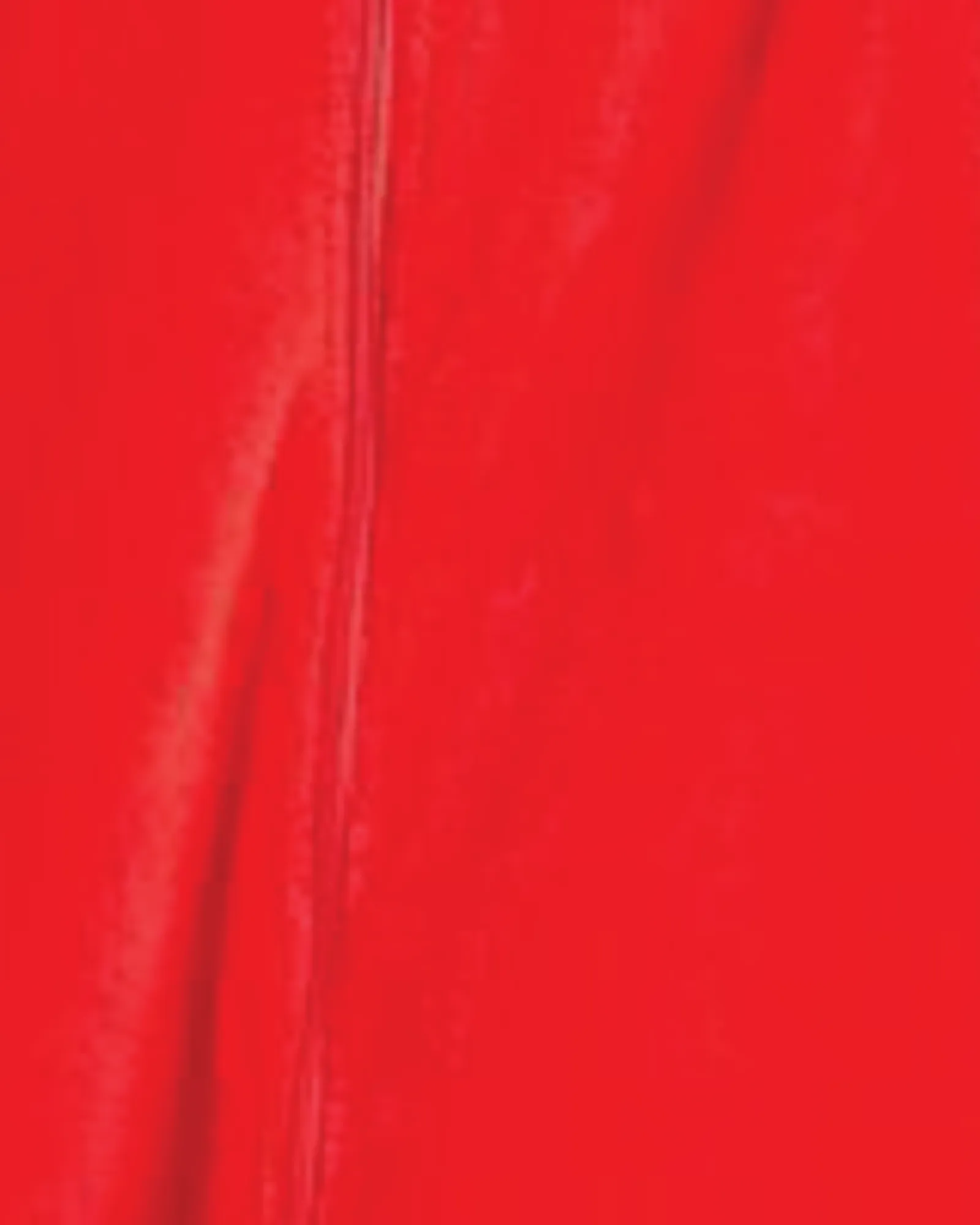 Embroidered Full-Zip Robe | Red