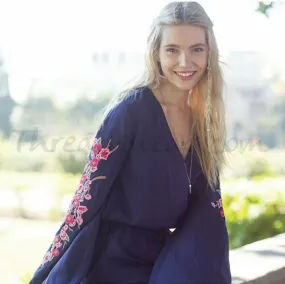 Embroidered Romper