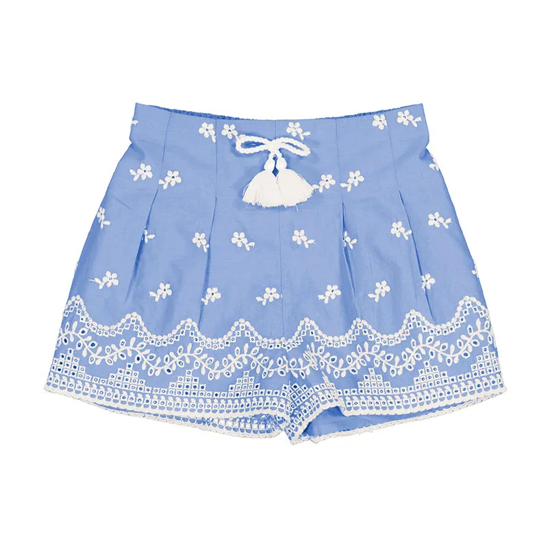 Embroidered Shorts