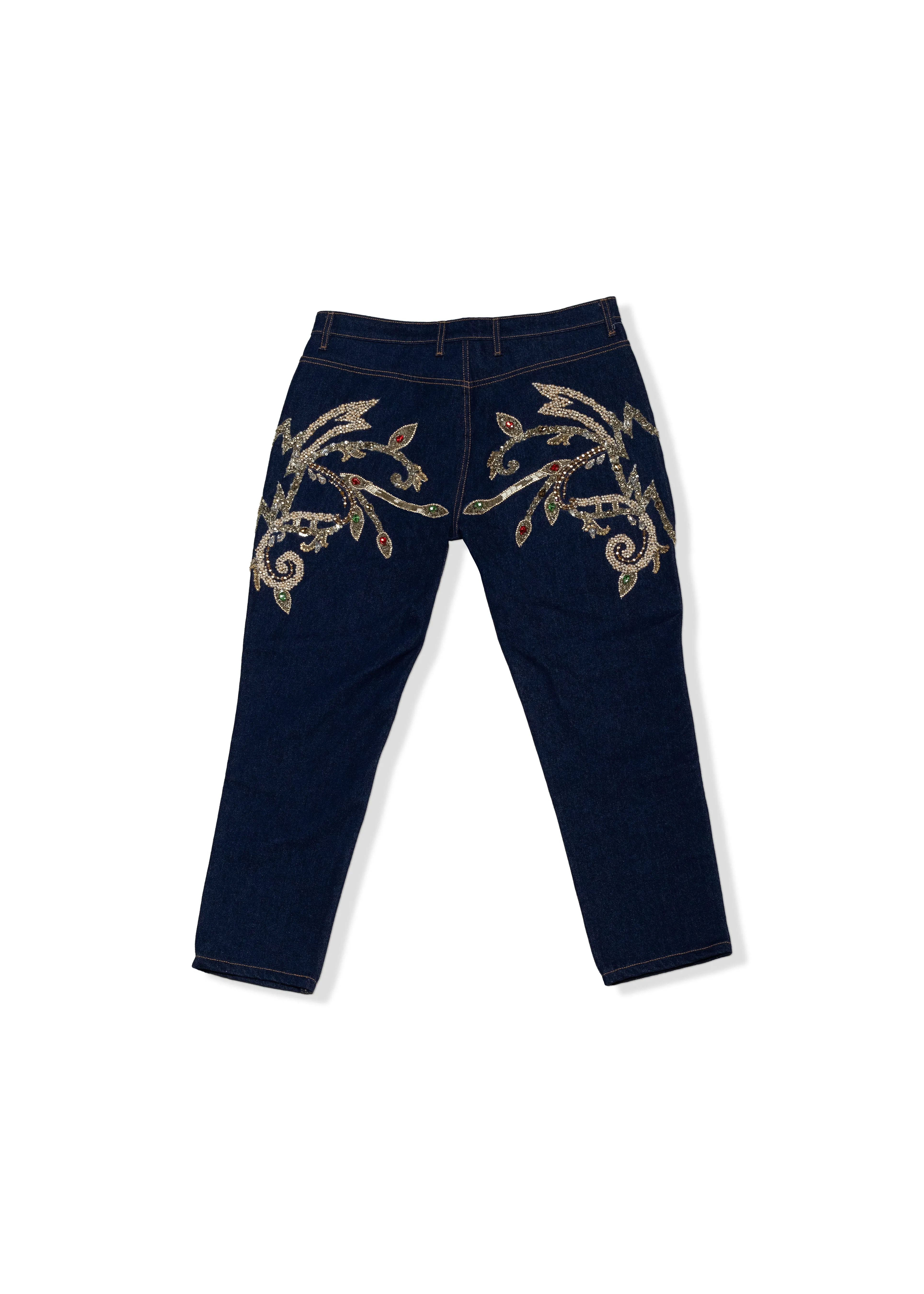 EMBROIDERED WOMEN JEANS