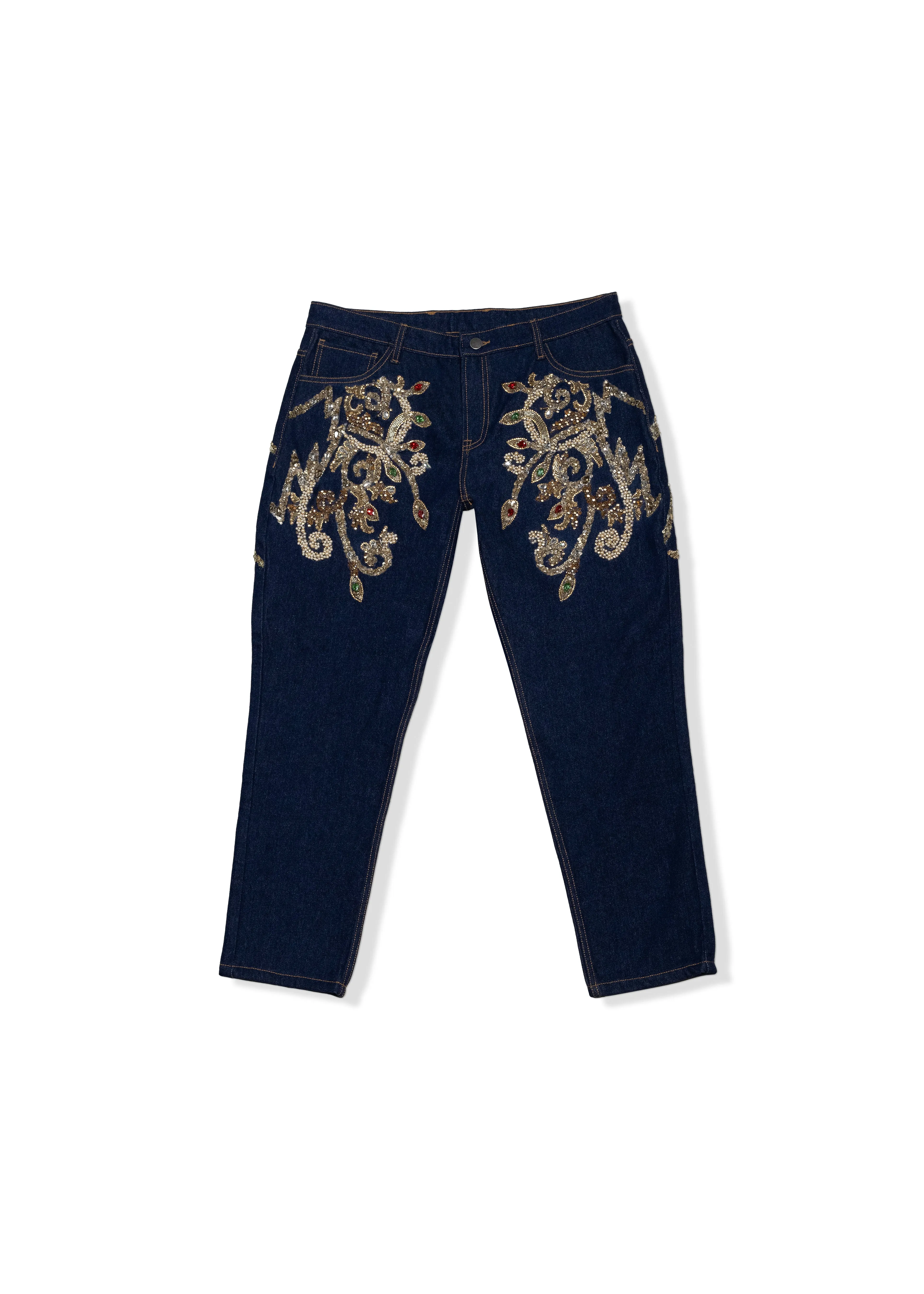 EMBROIDERED WOMEN JEANS