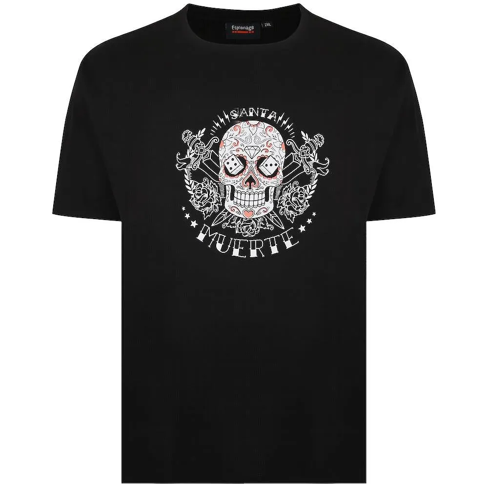 Espionage Mens Never Surrender Crew Neck Tee In 2XL-6XL