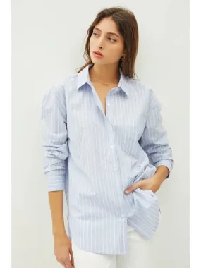 Georgina Striped Button Down