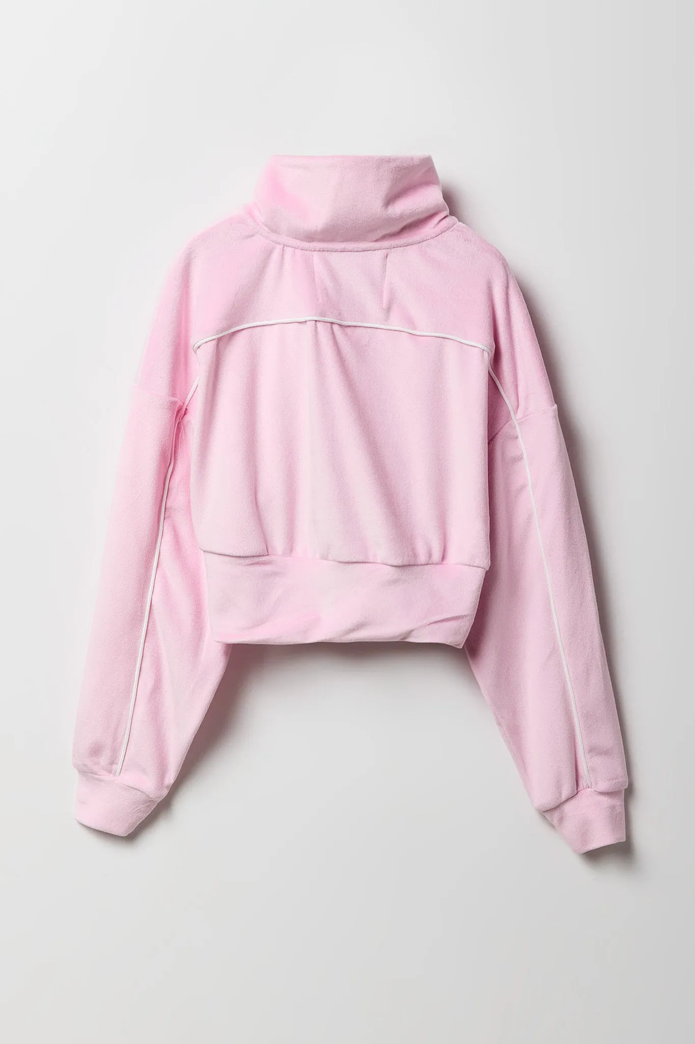 Girls Velour Zip-Up Jacket