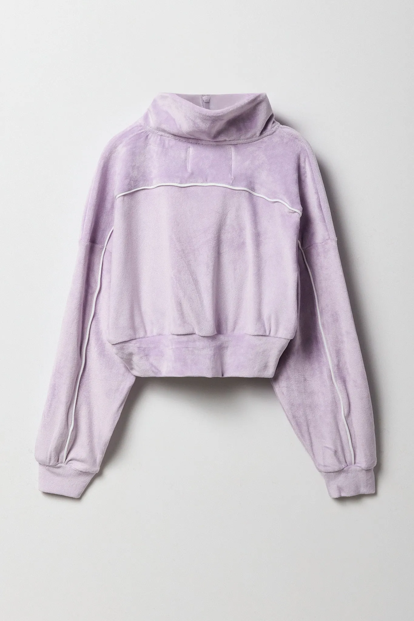 Girls Velour Zip-Up Jacket