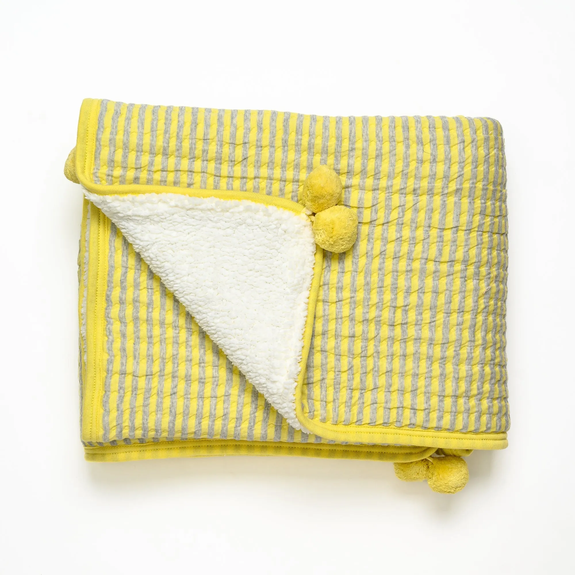 Go Bananas Knit Quilted Blanket with Sherpa